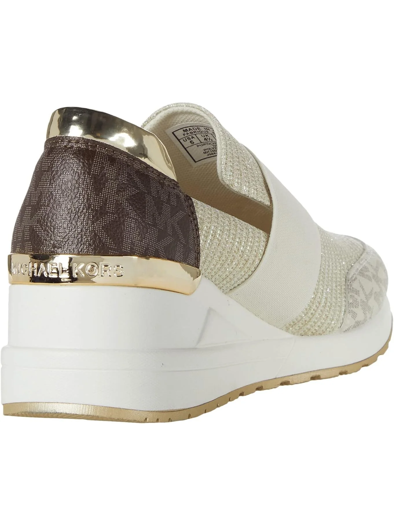 Кроссовки Neo Flex MICHAEL Michael Kors — изображение 5 из 6, золотистый