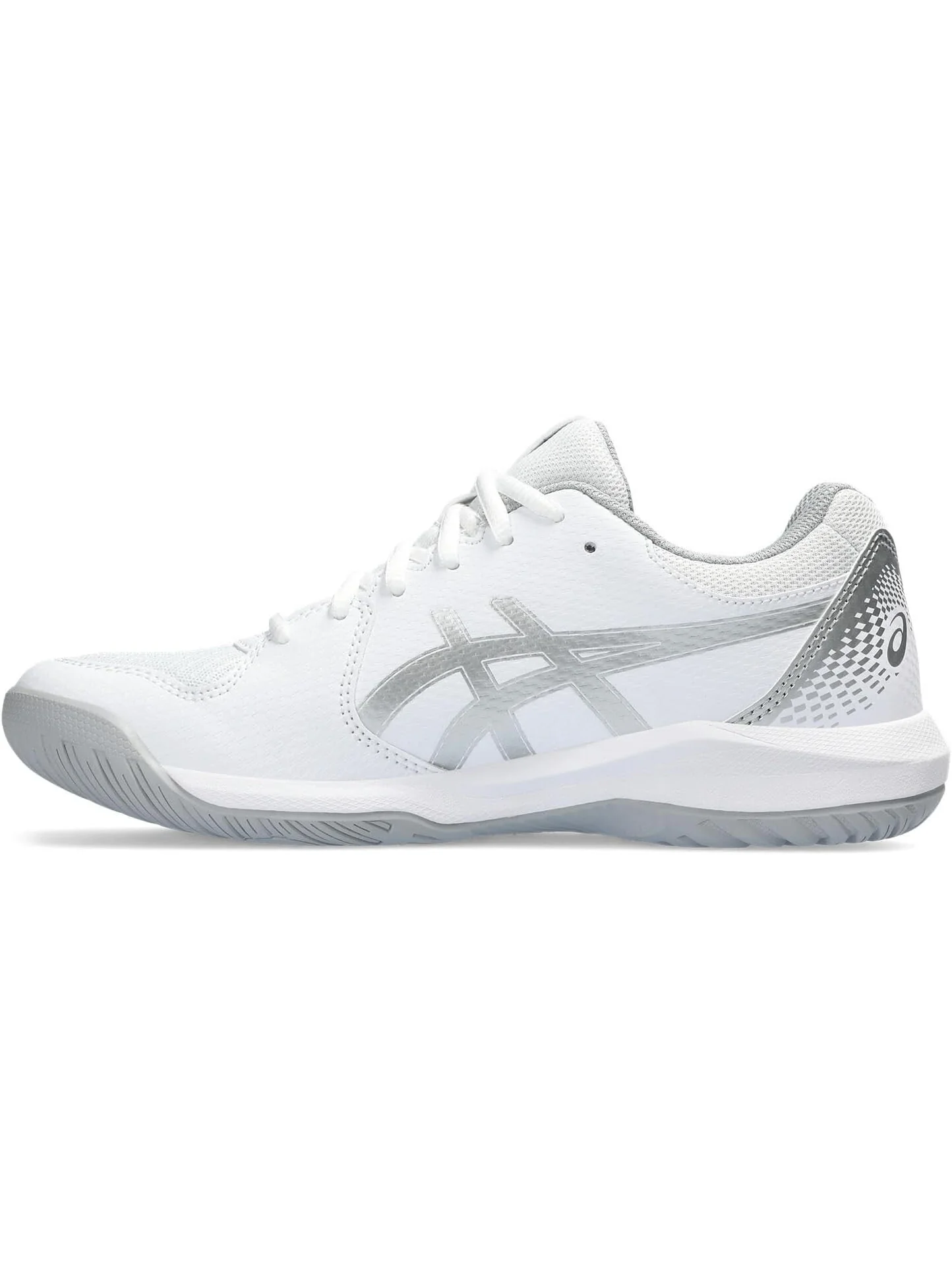 Кроссовки ASICS GEL-Dedicate 8 Tennis Shoe — изображение 4 из 4, белый/серебристый