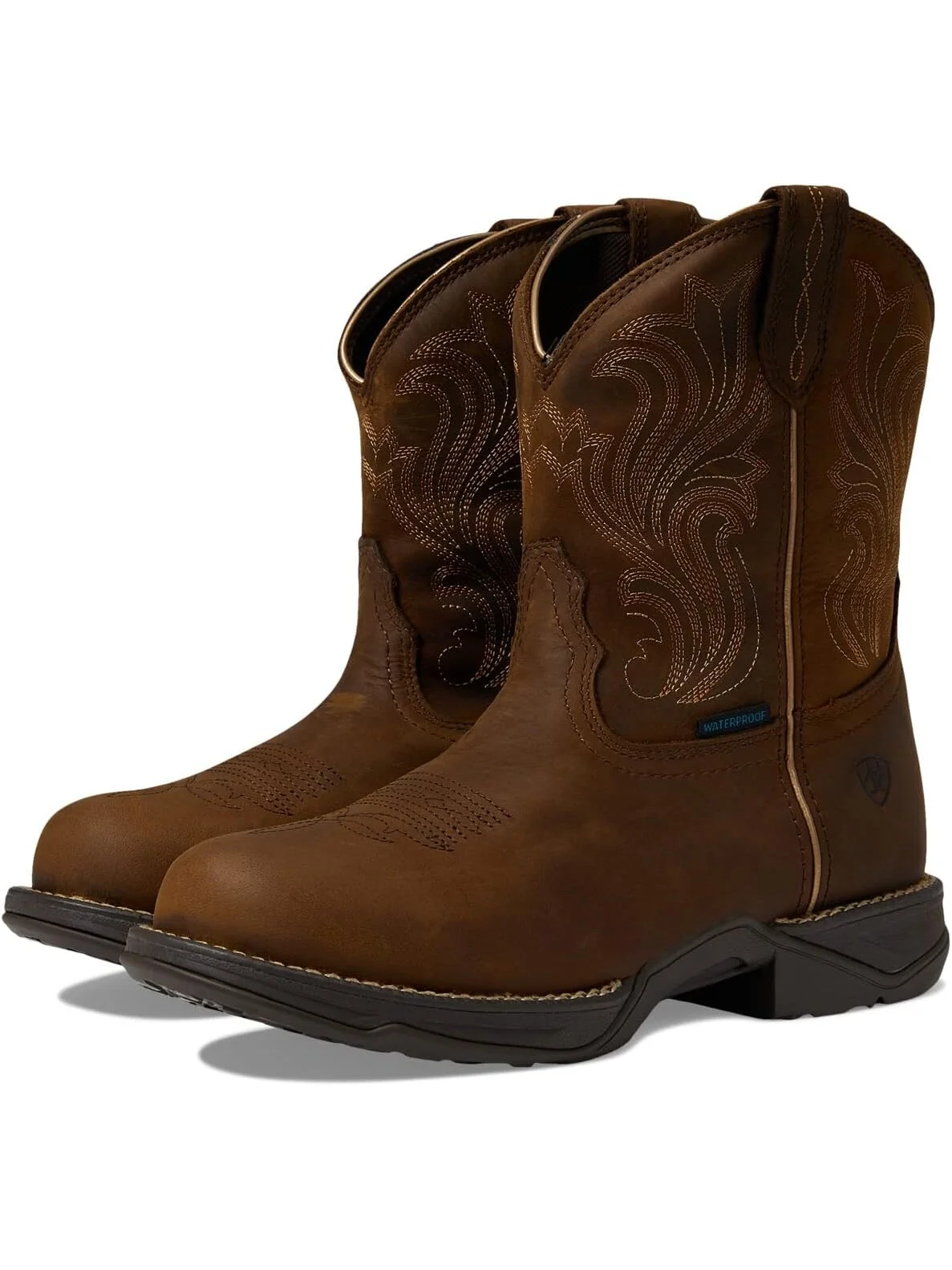 Женские сапоги Ariat в ковбойском стиле короткие