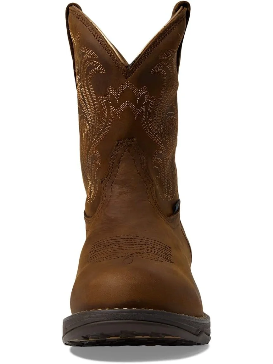 Женские сапоги Ariat в ковбойском стиле короткие — изображение 2 из 6, темно-коричневый