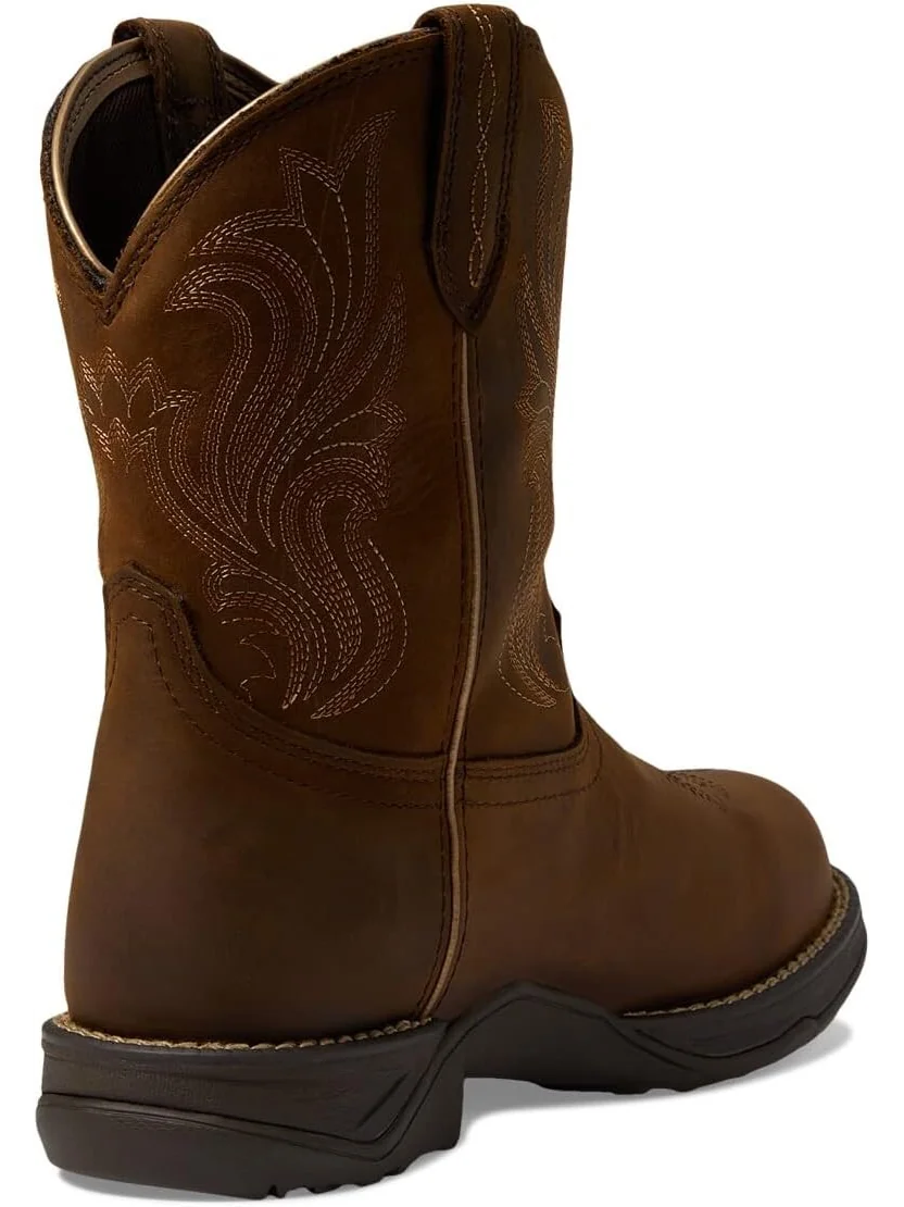 Женские сапоги Ariat в ковбойском стиле короткие — изображение 5 из 6, темно-коричневый