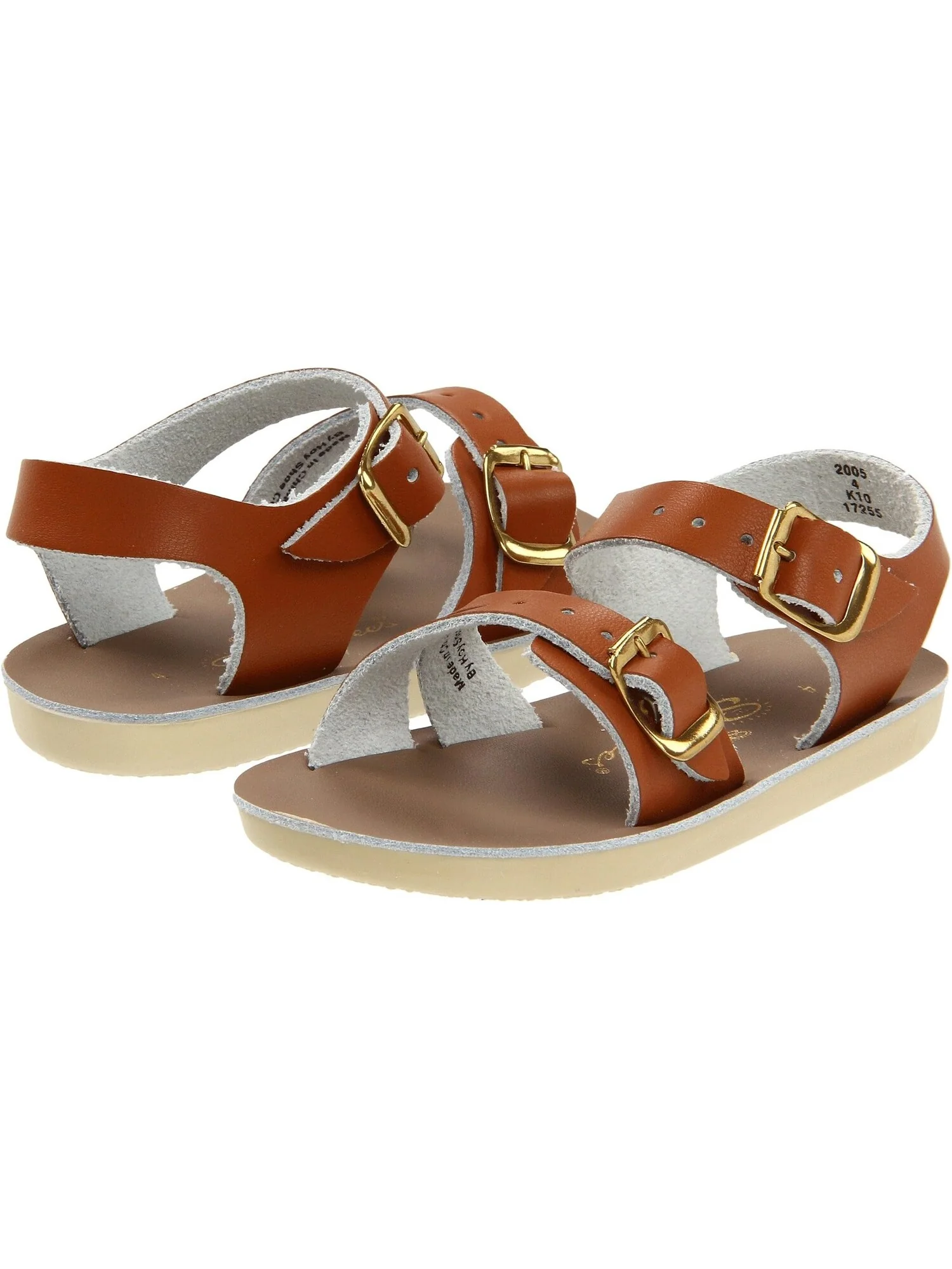 Сандалии на плоской подошве Sun-San - Sea Wees Salt Water Sandal by Hoy Shoes — бежевый