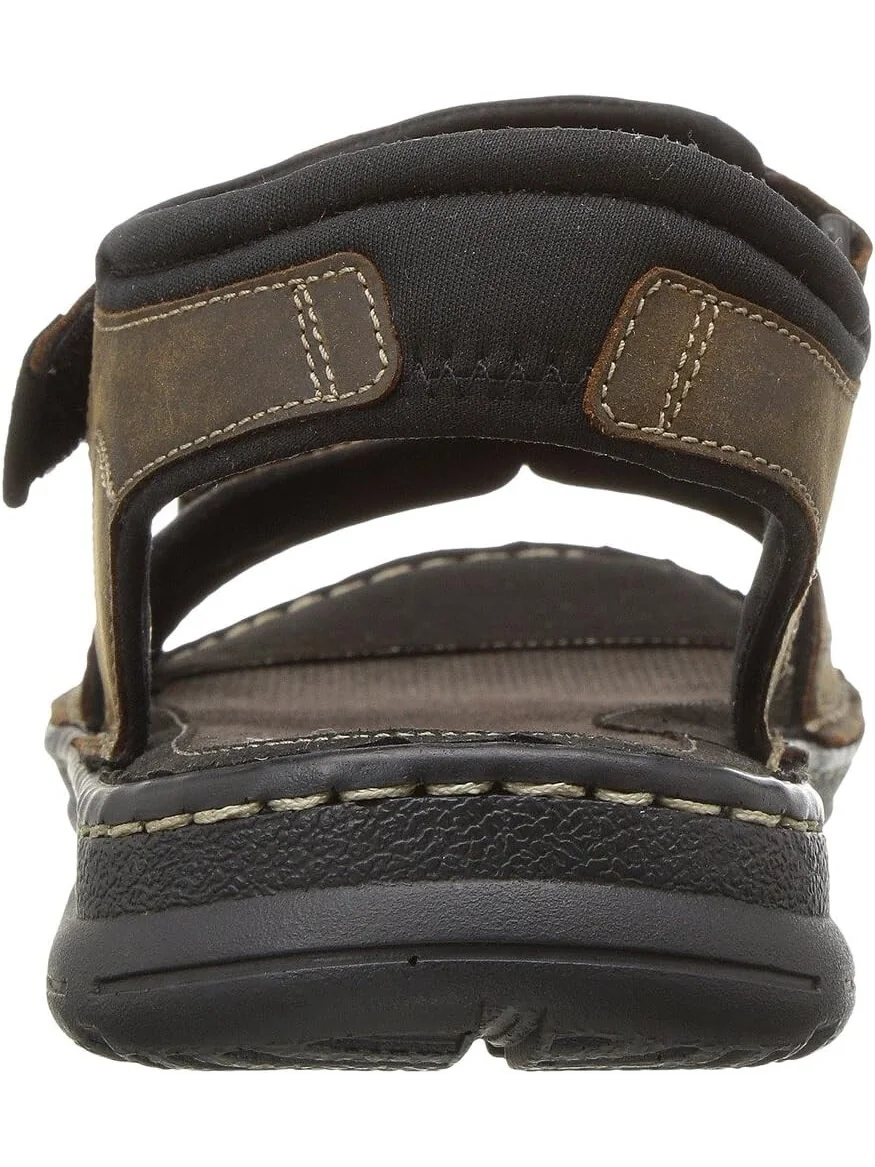 Сандалии на плоской подошве Darwyn Quarter Strap Rockport — изображение 5 из 7, коричневый