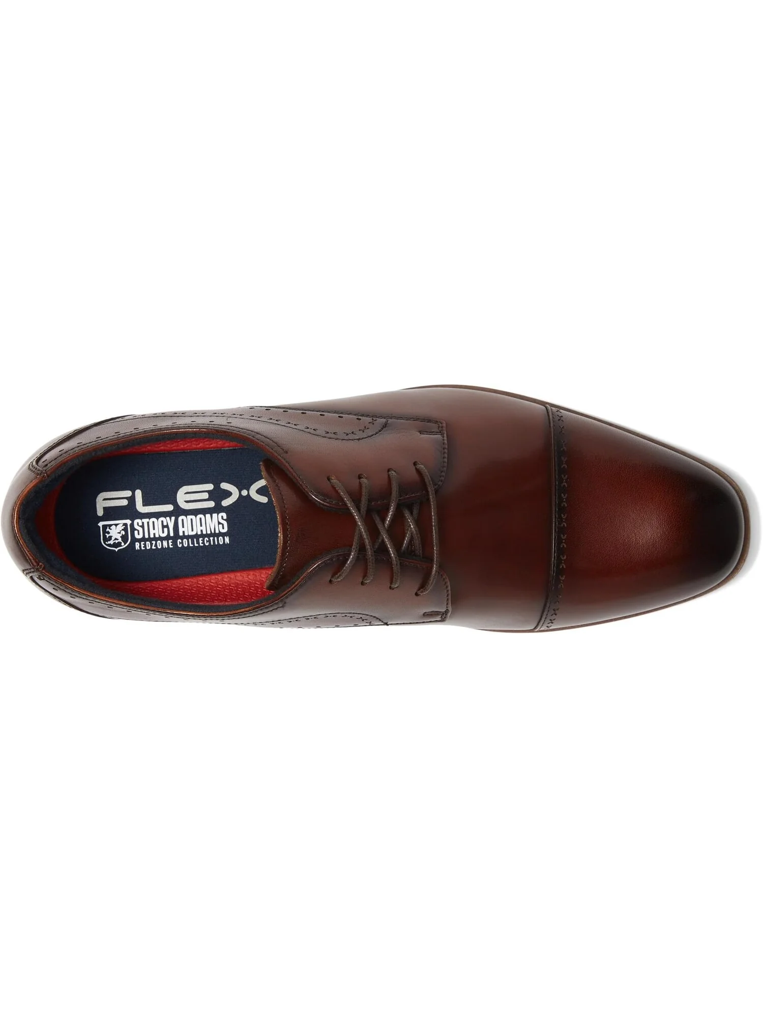 Оксфорды Stacy Adams Bryant Cap Toe Lace-Up — изображение 2 из 4, коричневый