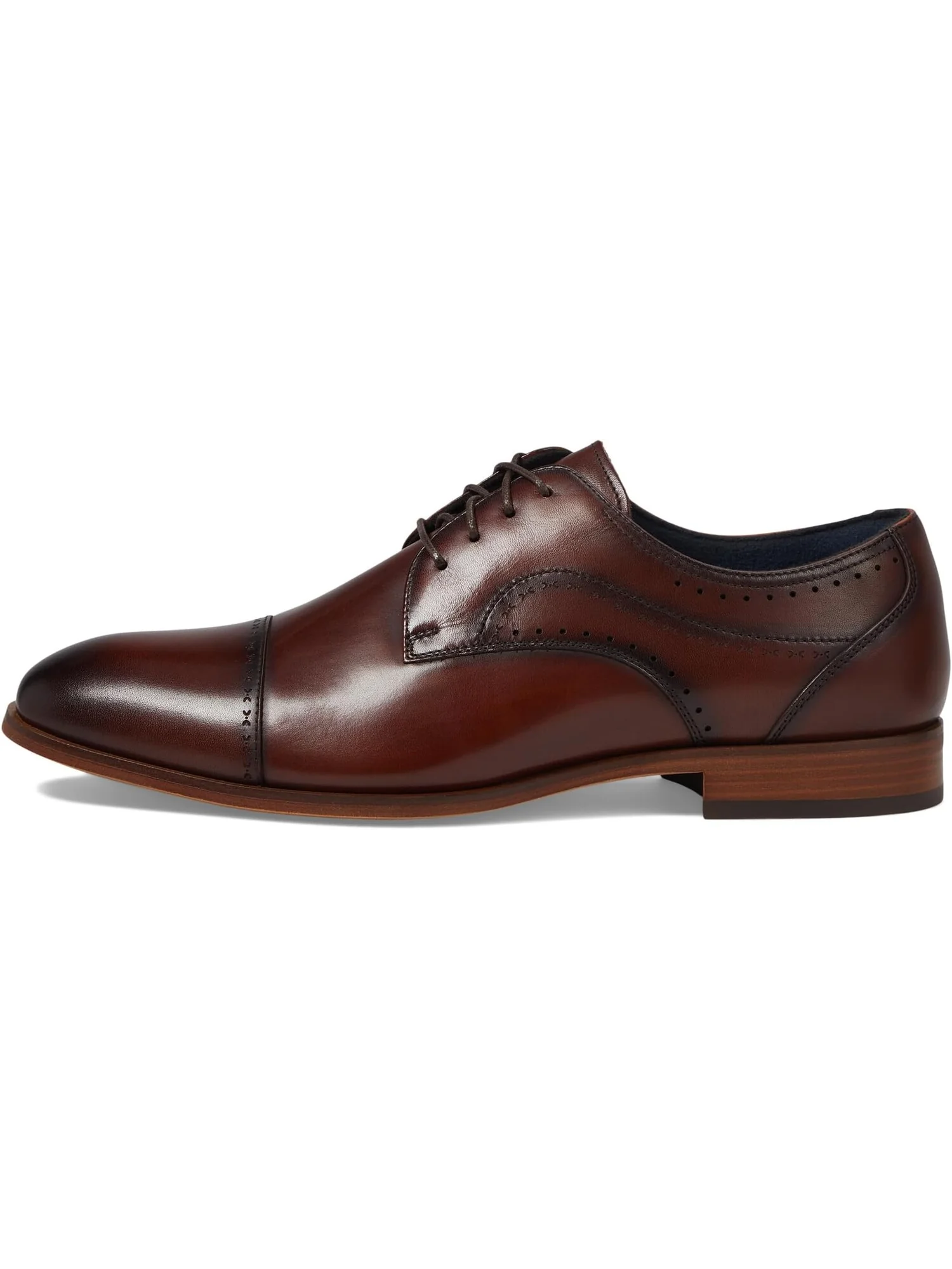 Оксфорды Stacy Adams Bryant Cap Toe Lace-Up — изображение 4 из 4, коричневый