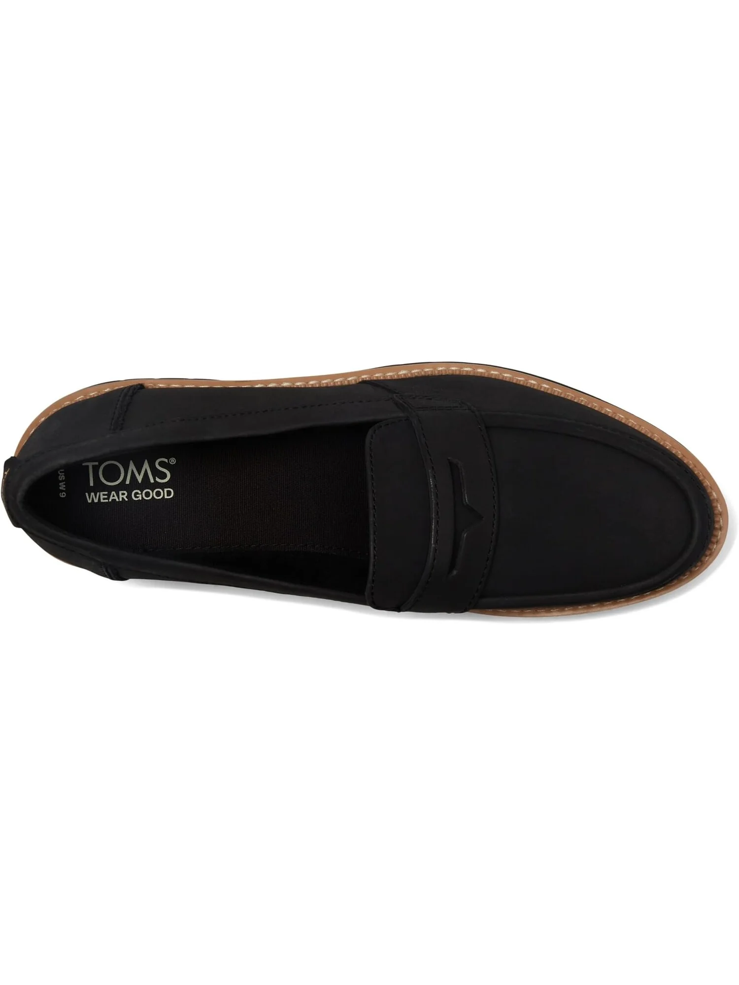 Лоферы Cara TOMS — изображение 2 из 6, черный/черный