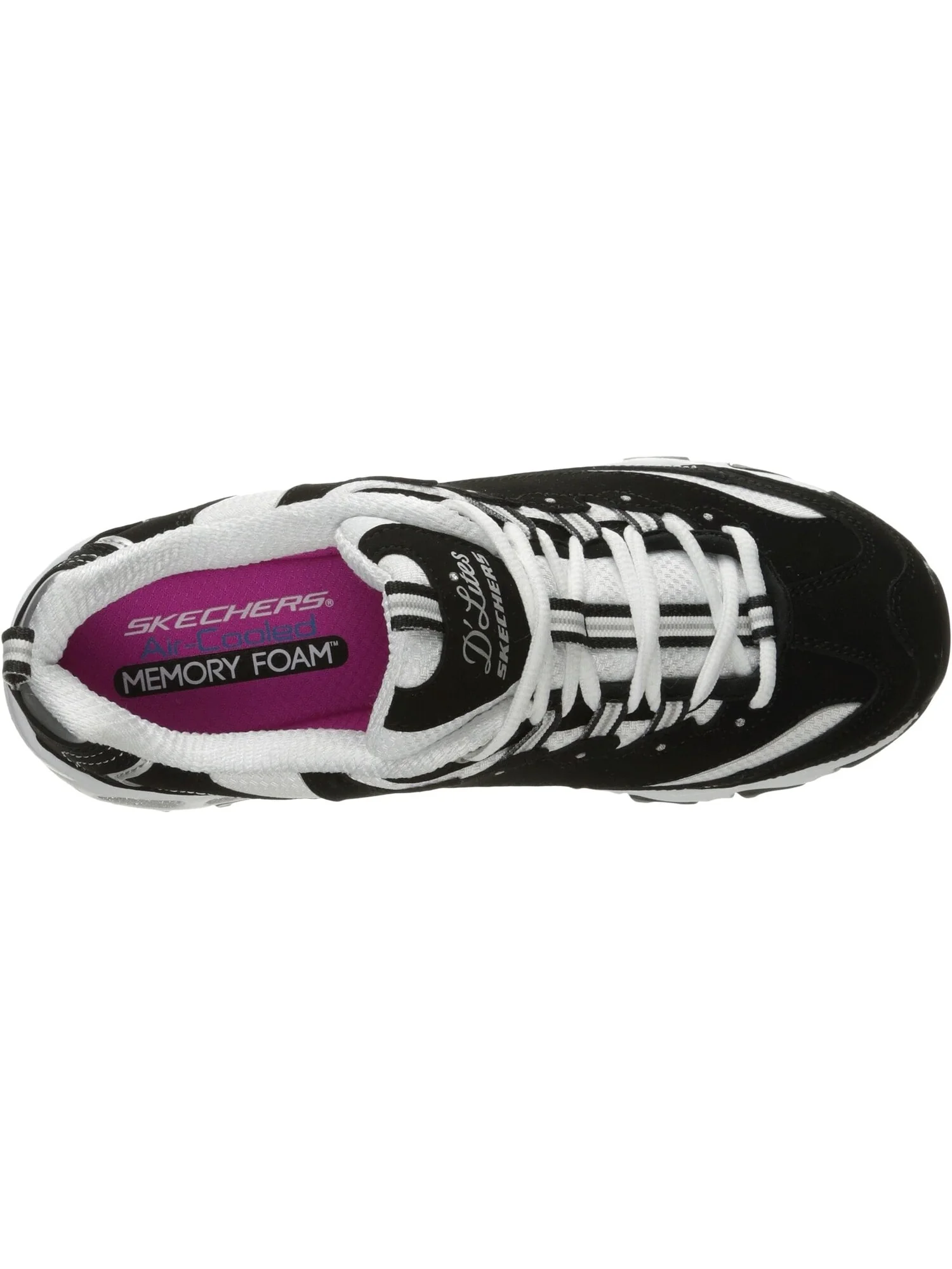 Кроссовки SKECHERS D'Lites - Biggest Fan — изображение 2 из 4, черный/белый