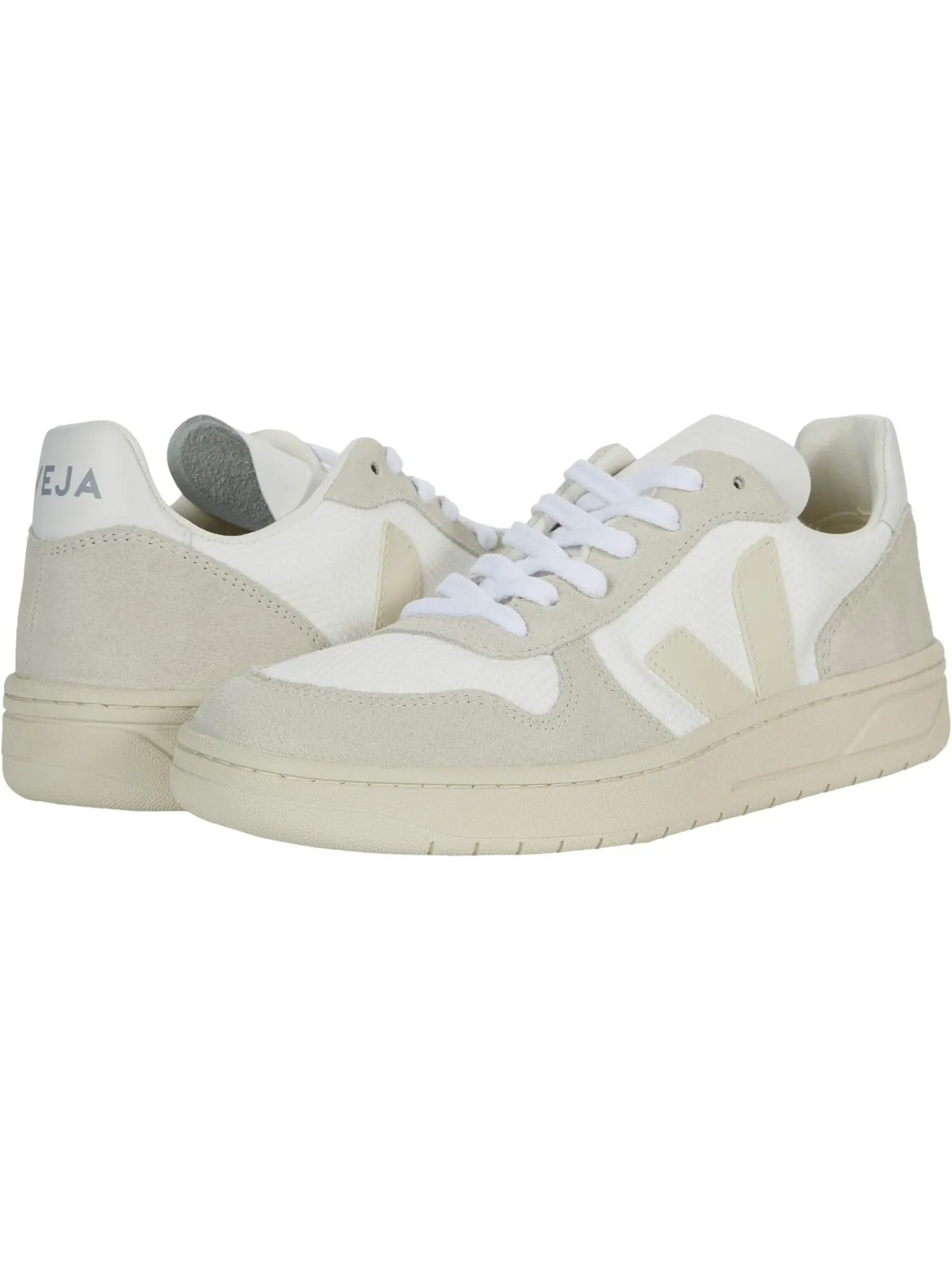 Кроссовки VEJA V-10 — изображение 1 из 4, белый/натуральный