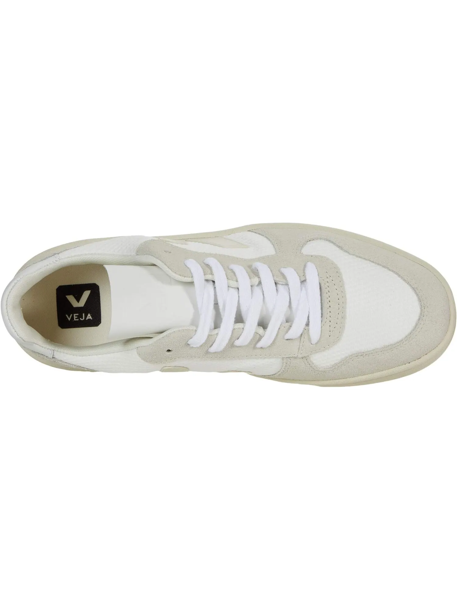 Кроссовки VEJA V-10 — изображение 2 из 4, белый/натуральный
