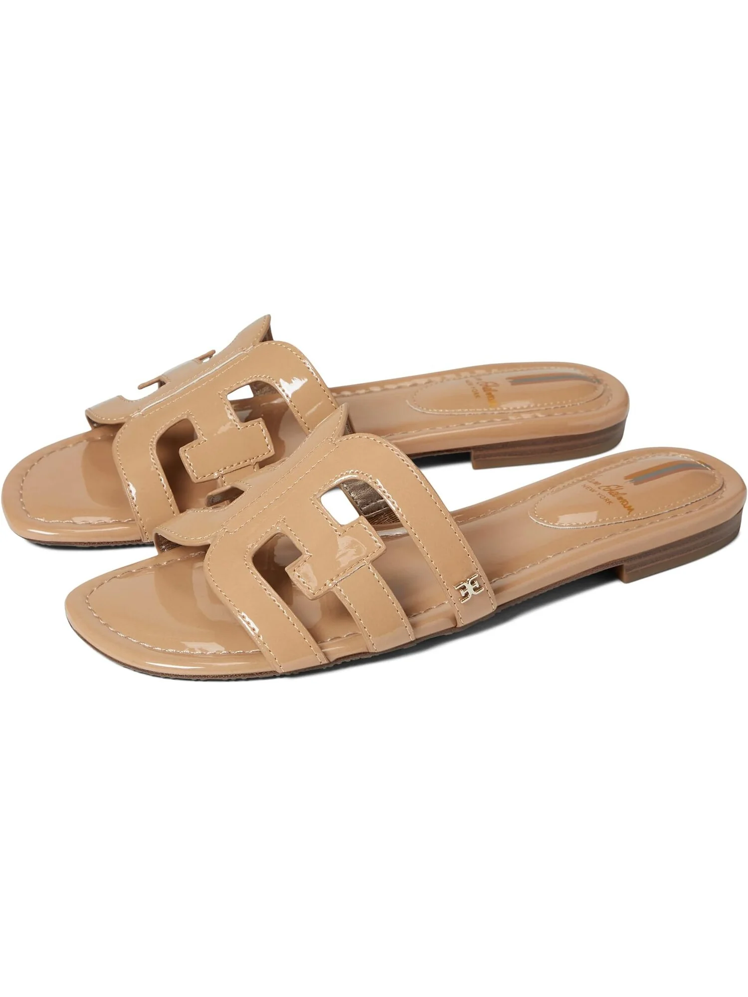 Сандалии на плоской подошве Bay Sam Edelman — изображение 1 из 6, миндальный