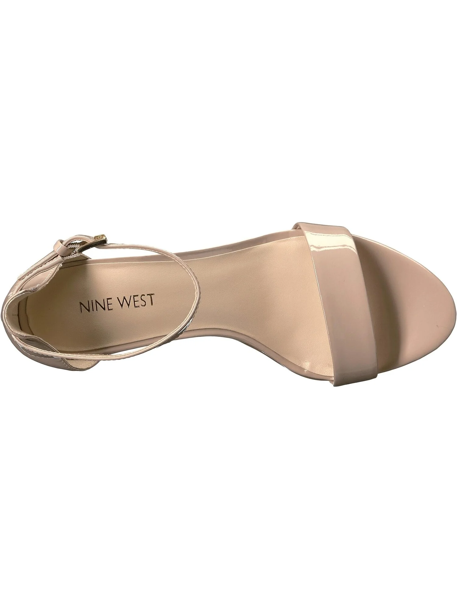 Сандалии Nine West Pruce Block Heel, цвет Natural Sleek Patent PU — изображение 2 из 4