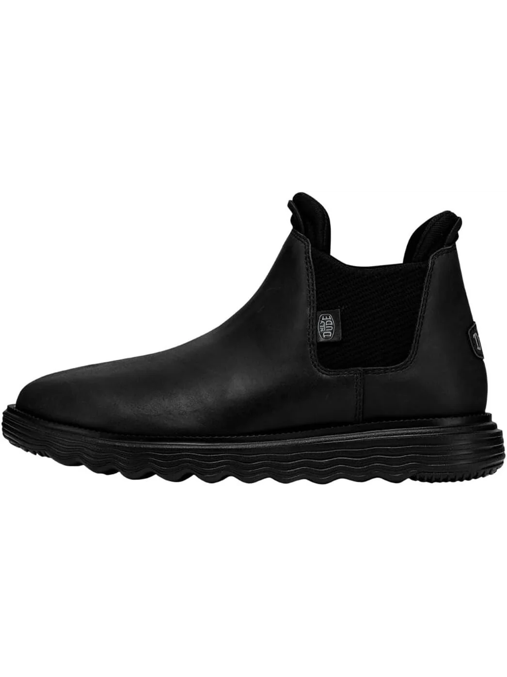 Ботинки Челси Branson Craft Leather Boot Hey Dude — изображение 3 из 6, черный/черный