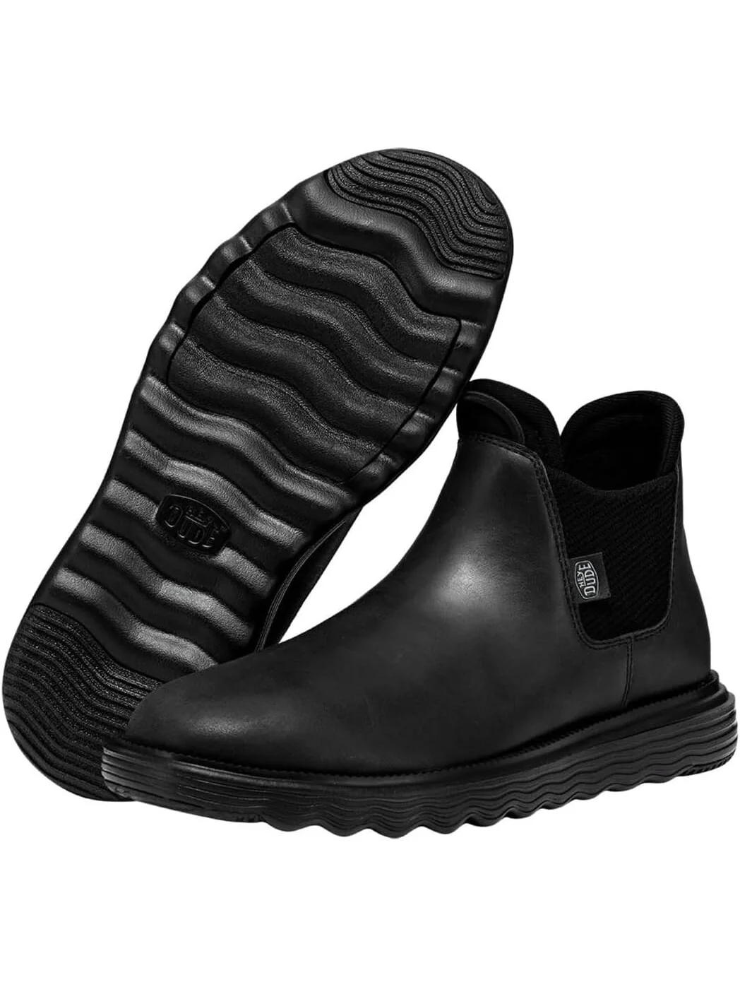 Ботинки Челси Branson Craft Leather Boot Hey Dude — изображение 5 из 6, черный/черный