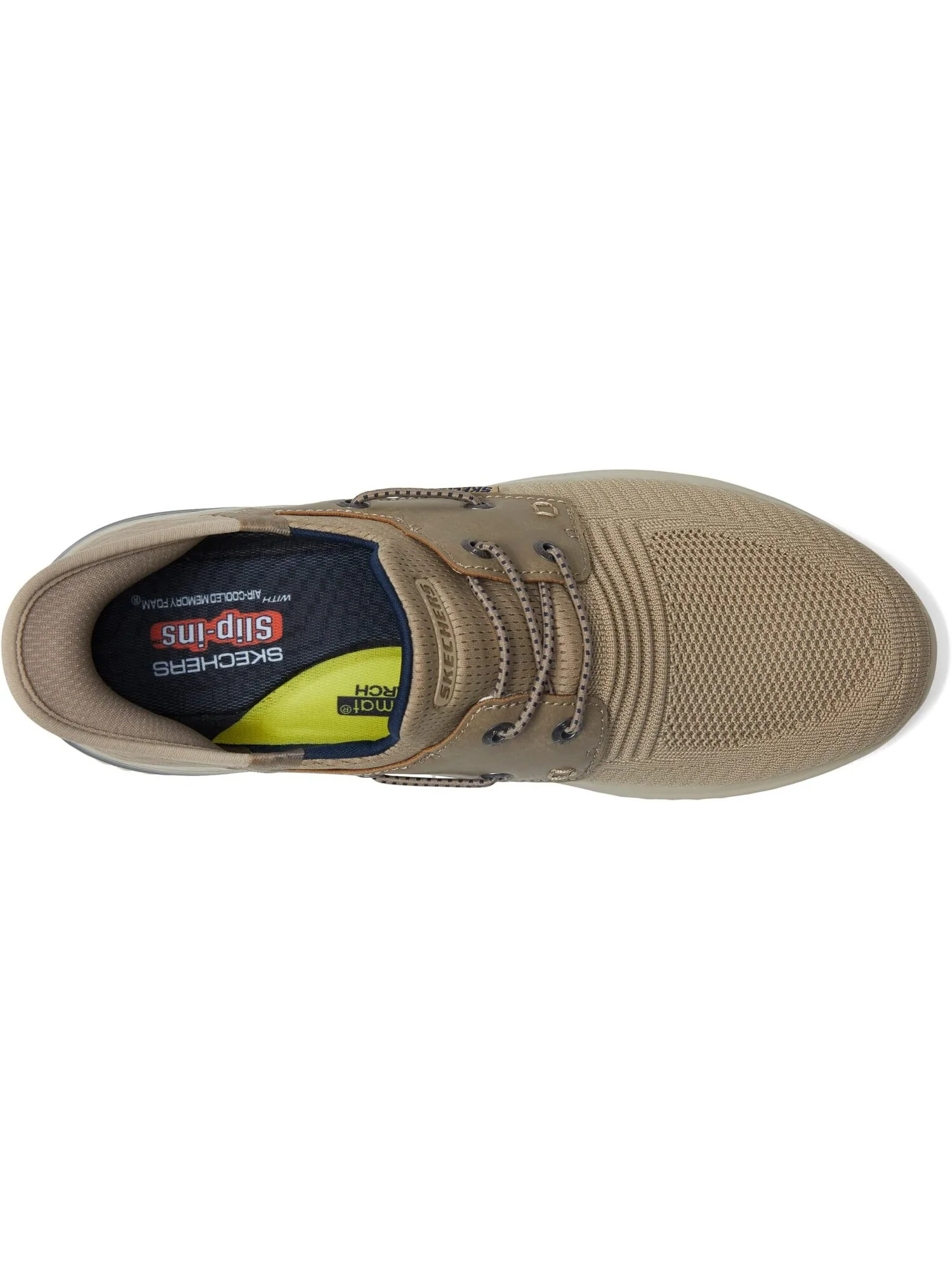 Кроссовки SKECHERS Delson 3.0 Roth Hands Free Slip-Ins — изображение 2 из 4, тауп