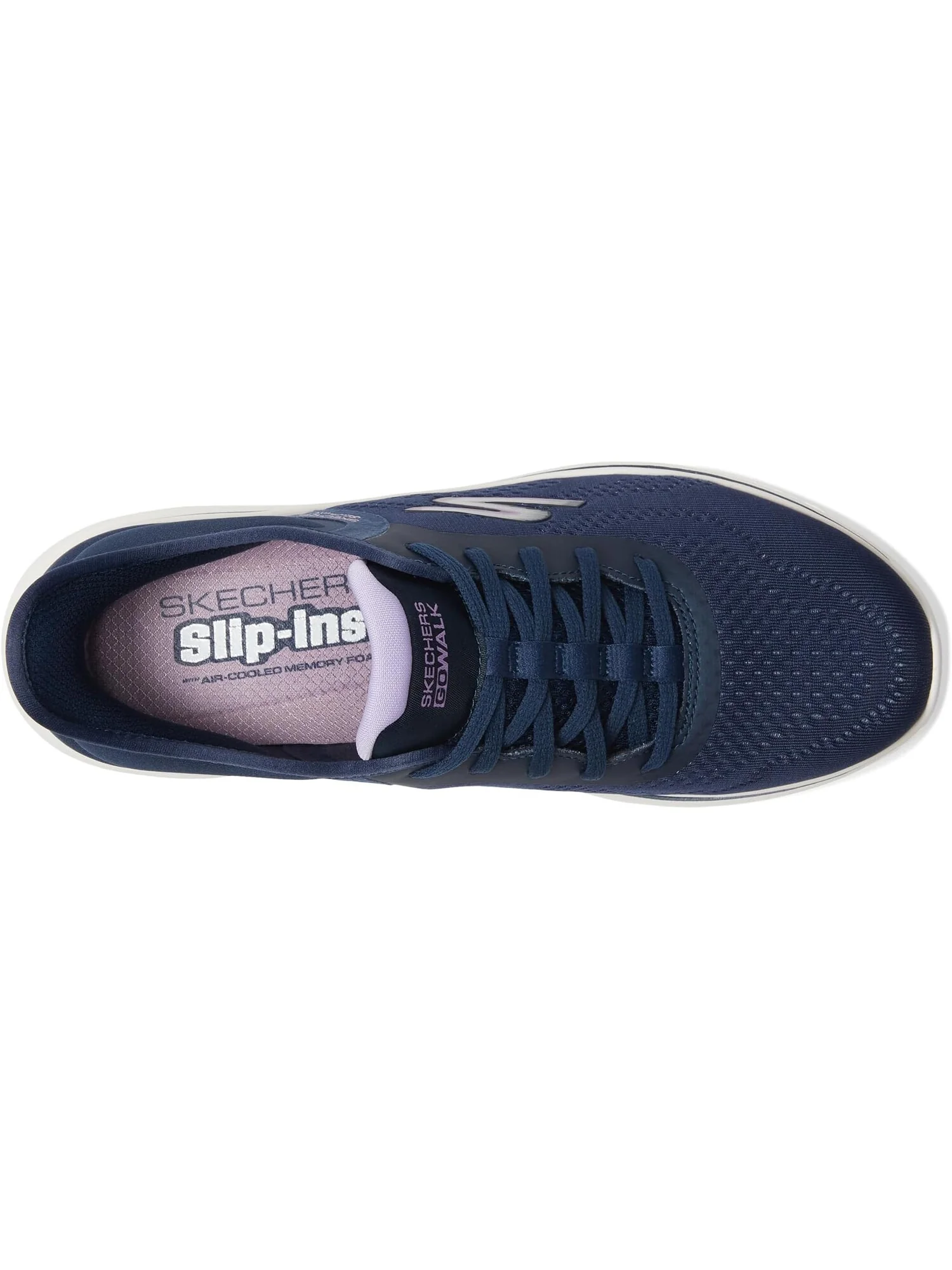 Кроссовки SKECHERS Performance Go Walk 7 Valin Hands Free Slip-Ins — изображение 2 из 4, темно-синий