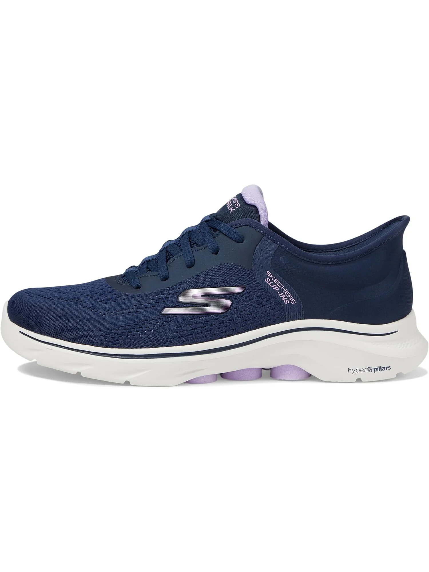 Кроссовки SKECHERS Performance Go Walk 7 Valin Hands Free Slip-Ins — изображение 4 из 4, темно-синий