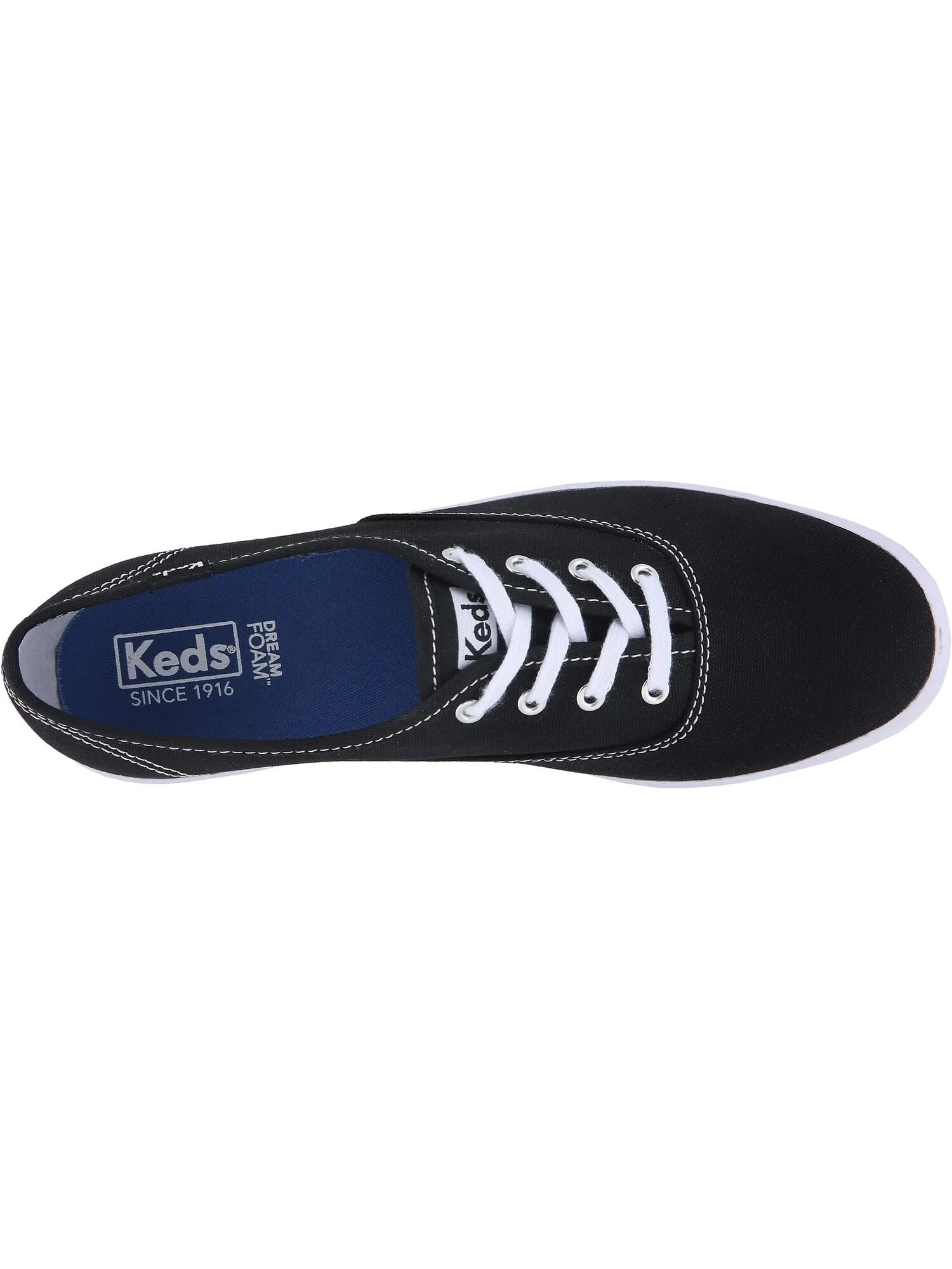 Кроссовки Keds Champion Canvas Lace-Up — изображение 2 из 4, черный