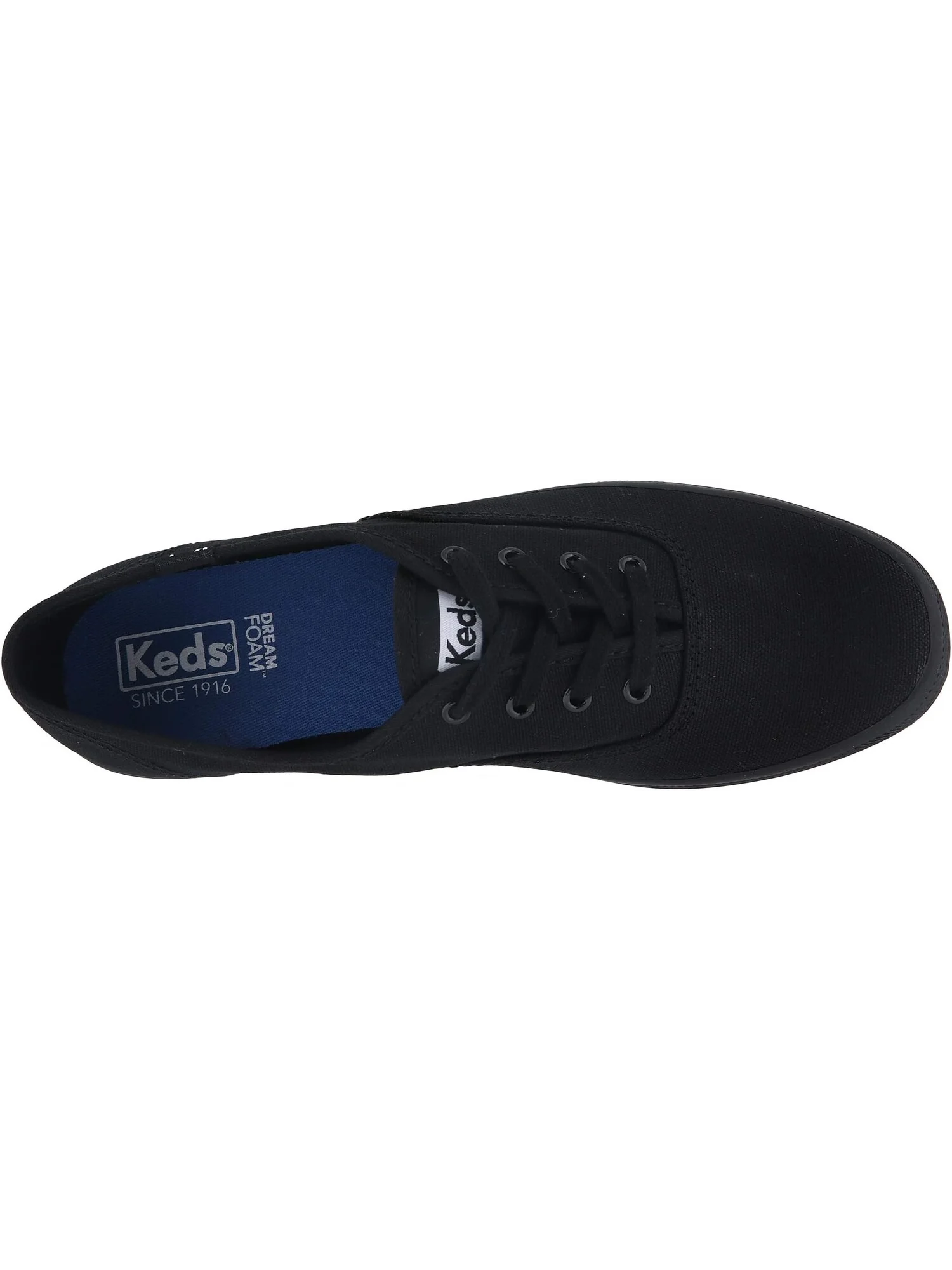 Кроссовки Keds Champion Canvas Lace-Up — изображение 2 из 4, черный
