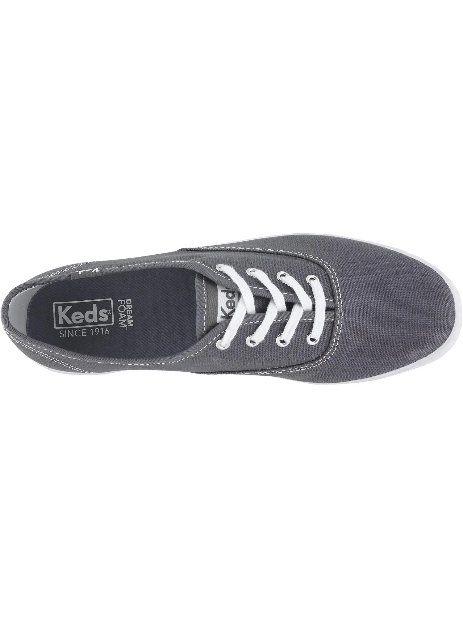 Кроссовки Keds Champion Canvas Lace-Up — изображение 2 из 4, серый
