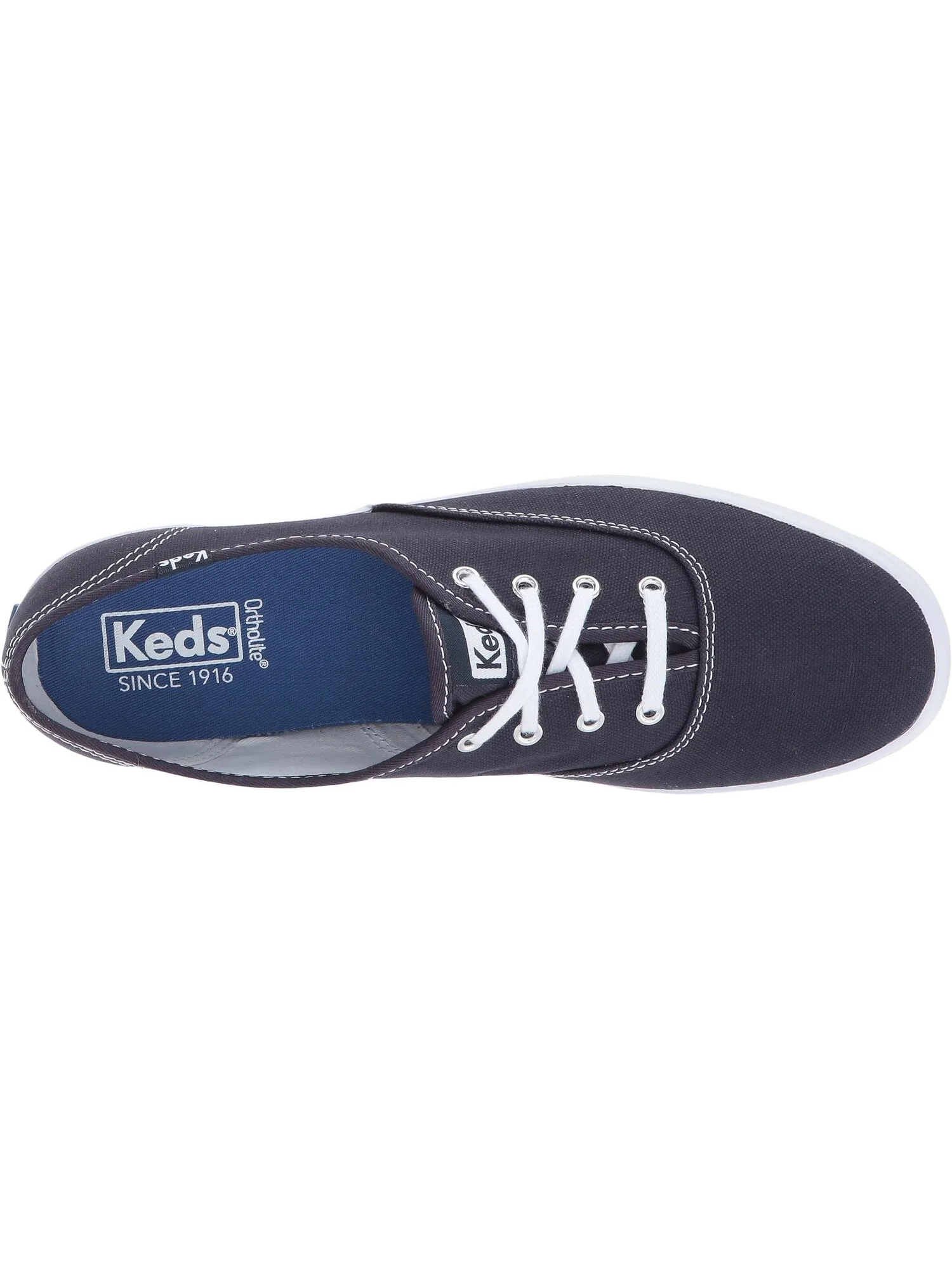 Кроссовки Keds Champion Canvas Lace-Up — изображение 2 из 4, темно-синий