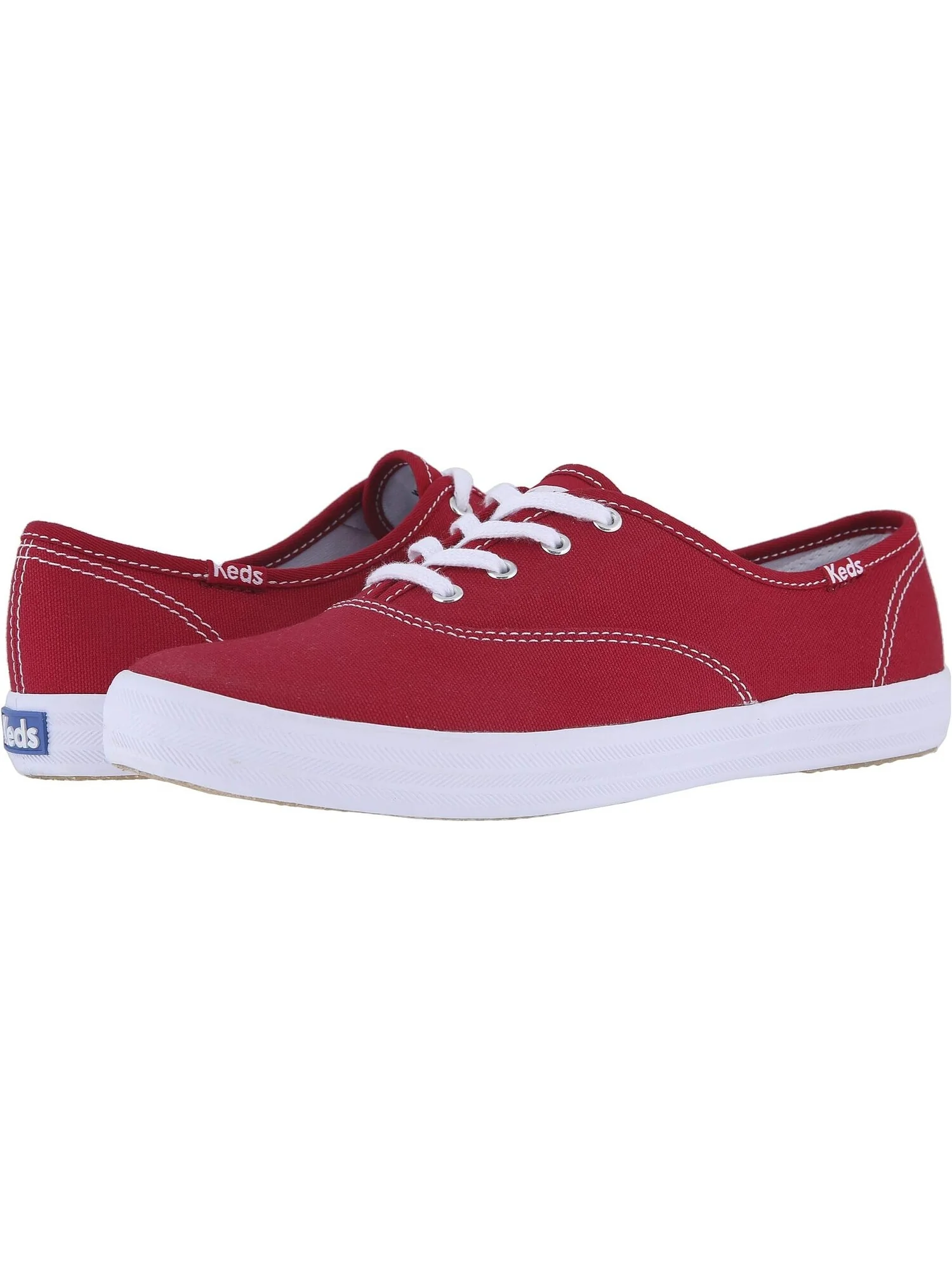 Кроссовки Keds Champion Canvas Lace-Up — изображение 1 из 4, красный