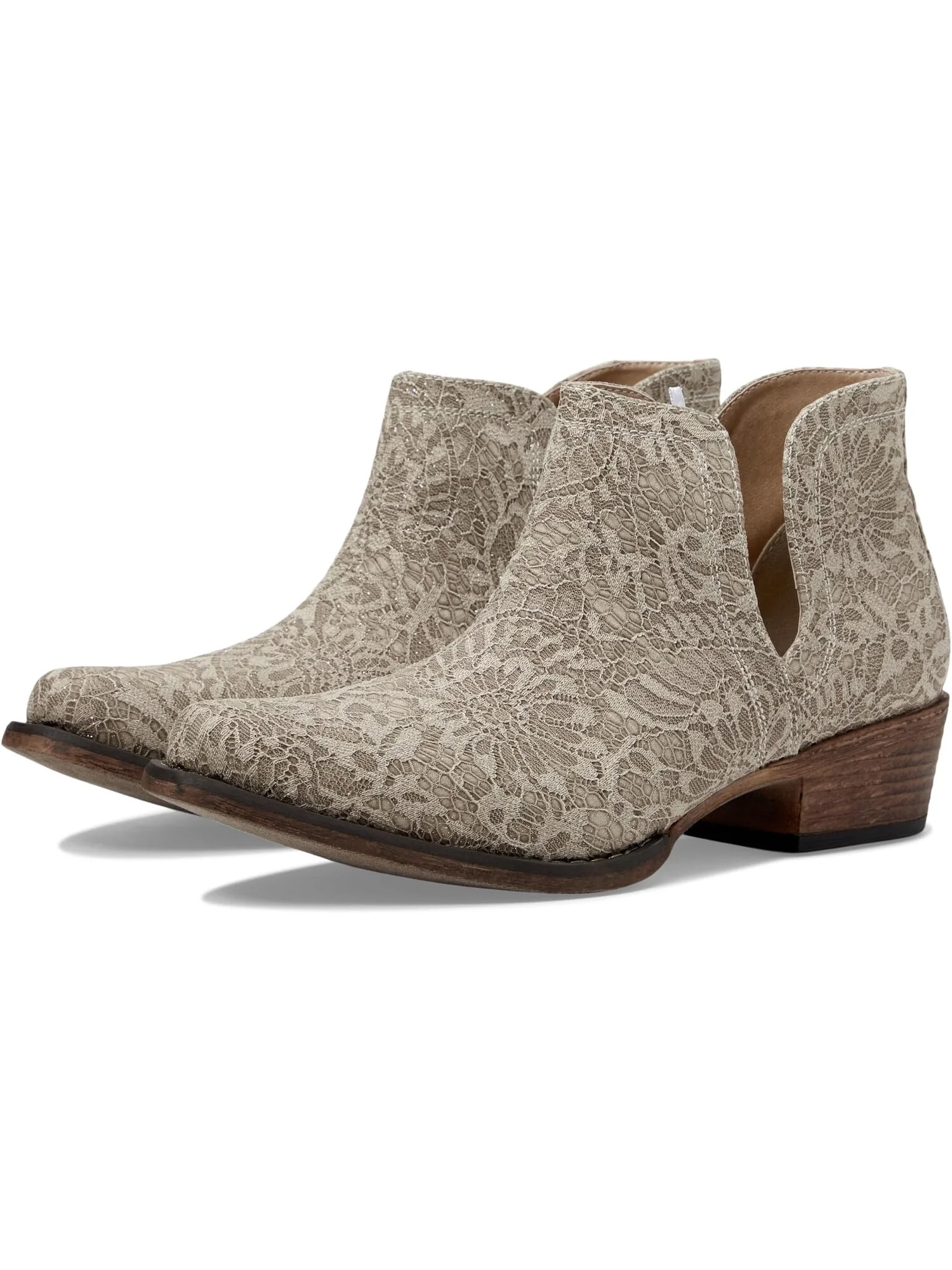 Ковбойские сапоги Ava Lace Roper — изображение 1 из 5, бежевый