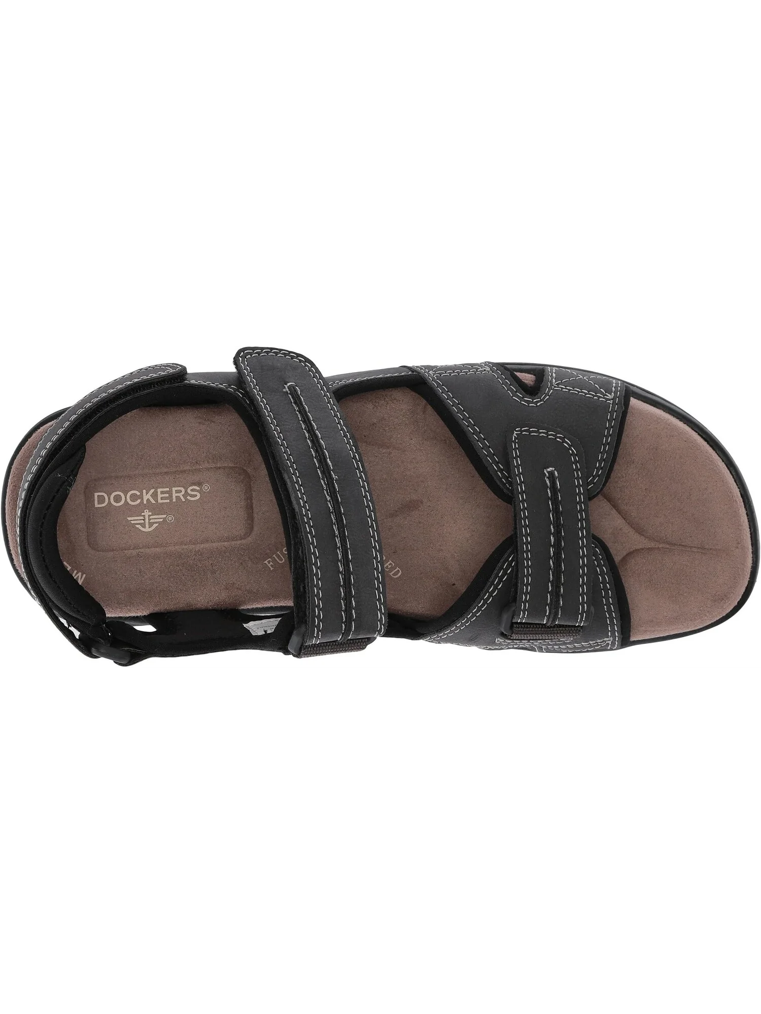 Сандалии на плоской подошве Newpage Quarter Strap Sandal Dockers — изображение 2 из 7, серый