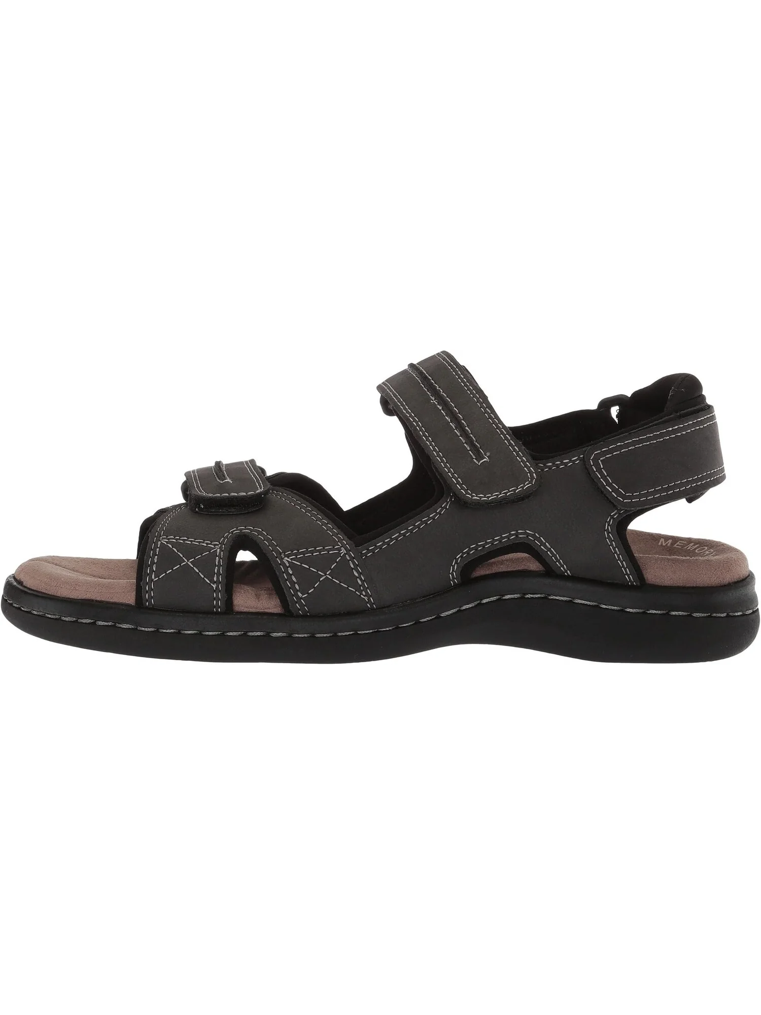 Сандалии на плоской подошве Newpage Quarter Strap Sandal Dockers — изображение 4 из 7, серый