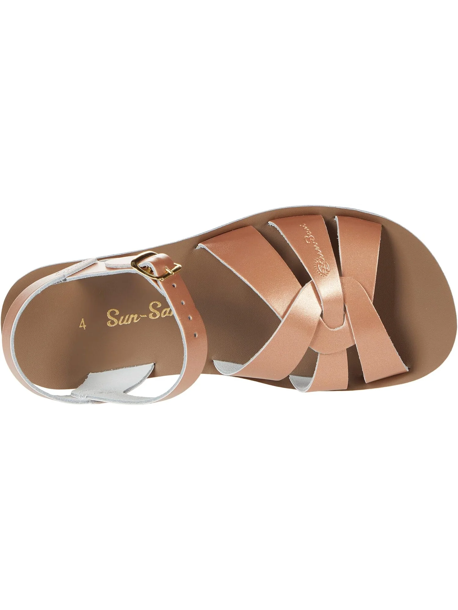 Сандалии на плоской подошве Swimmer Salt Water Sandal by Hoy Shoes — изображение 2 из 6, розовый золотистый