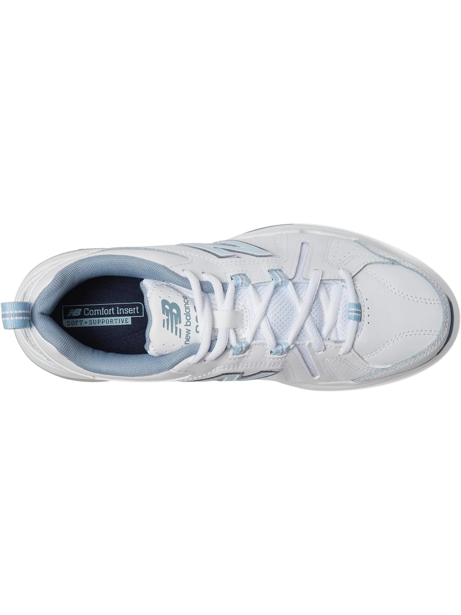 Кроссовки New Balance WX608v5 — изображение 2 из 4, белый/светлый синий