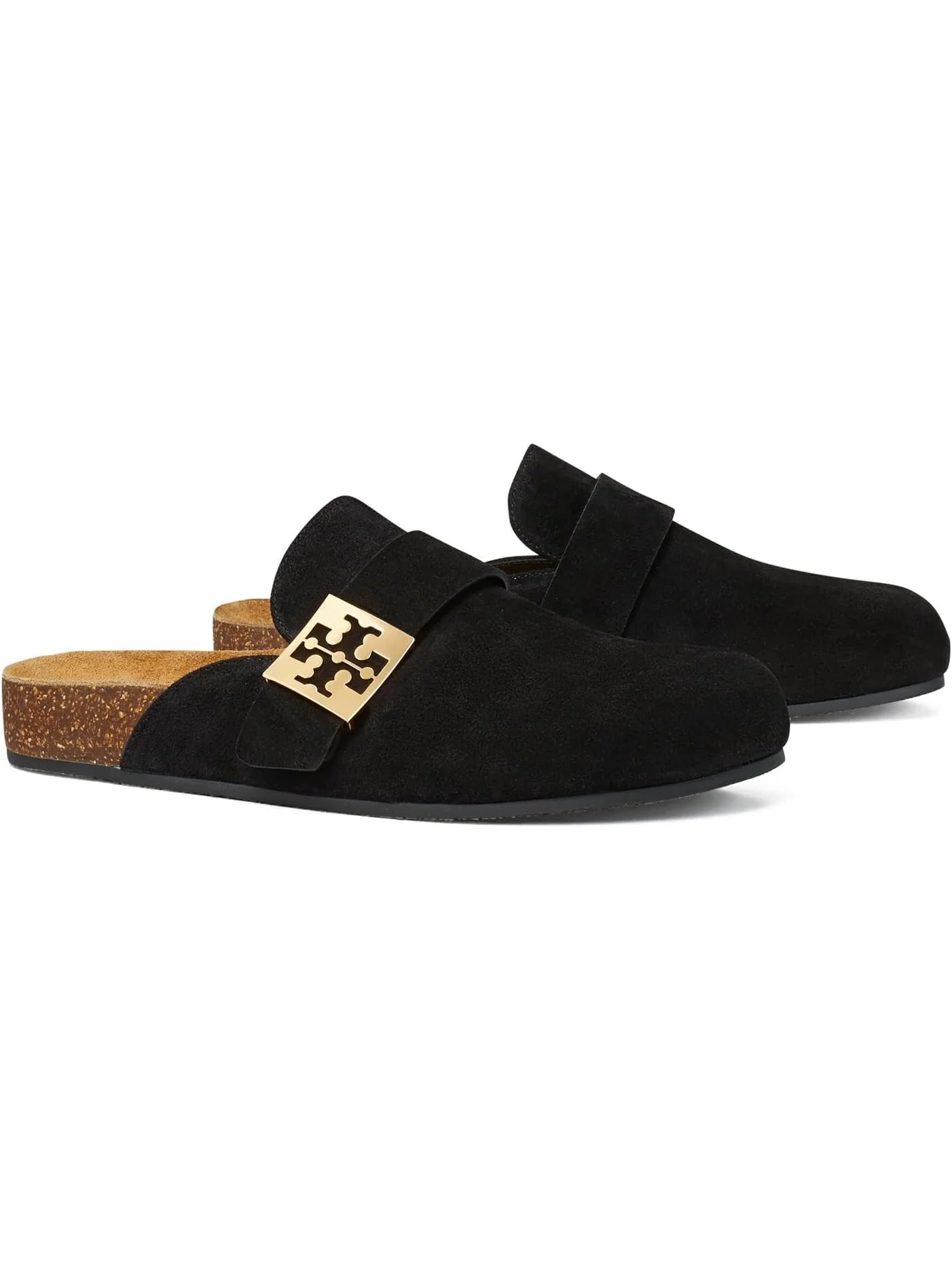 Сабо Mellow Mule Tory Burch — изображение 1 из 4, черный/золотистый