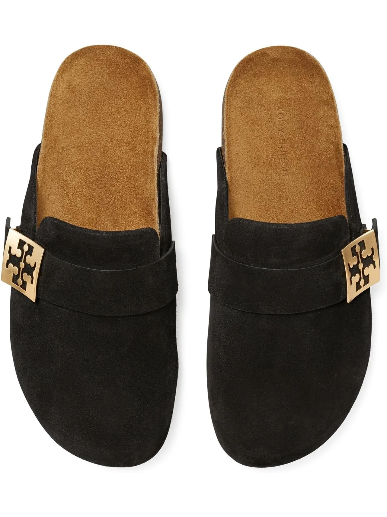 Сабо Mellow Mule Tory Burch — изображение 2 из 4, черный/золотистый