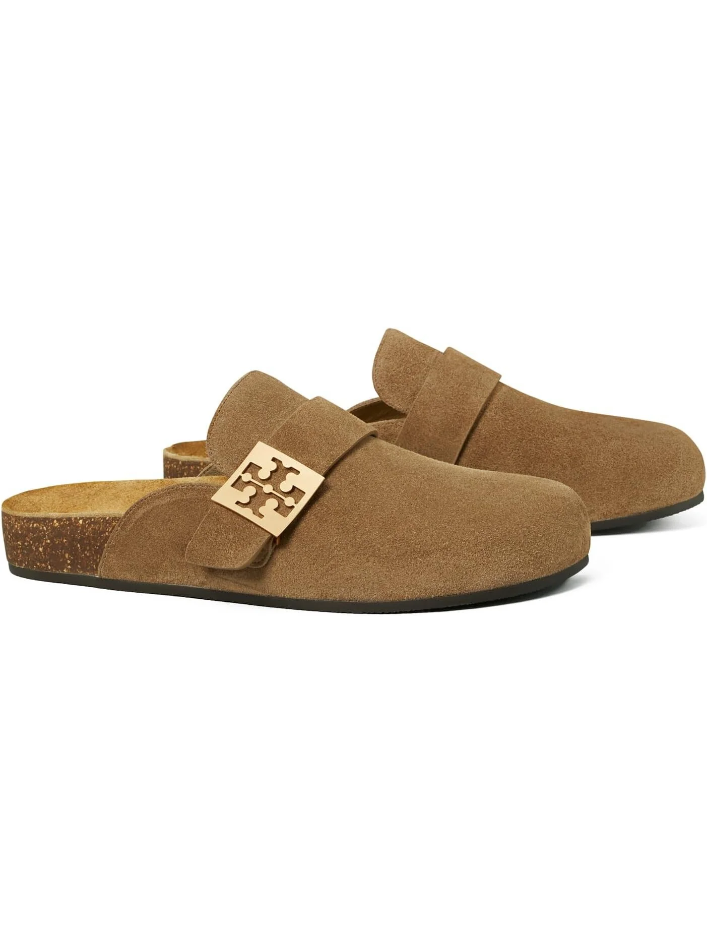 Сабо Mellow Mule Tory Burch — золотистый