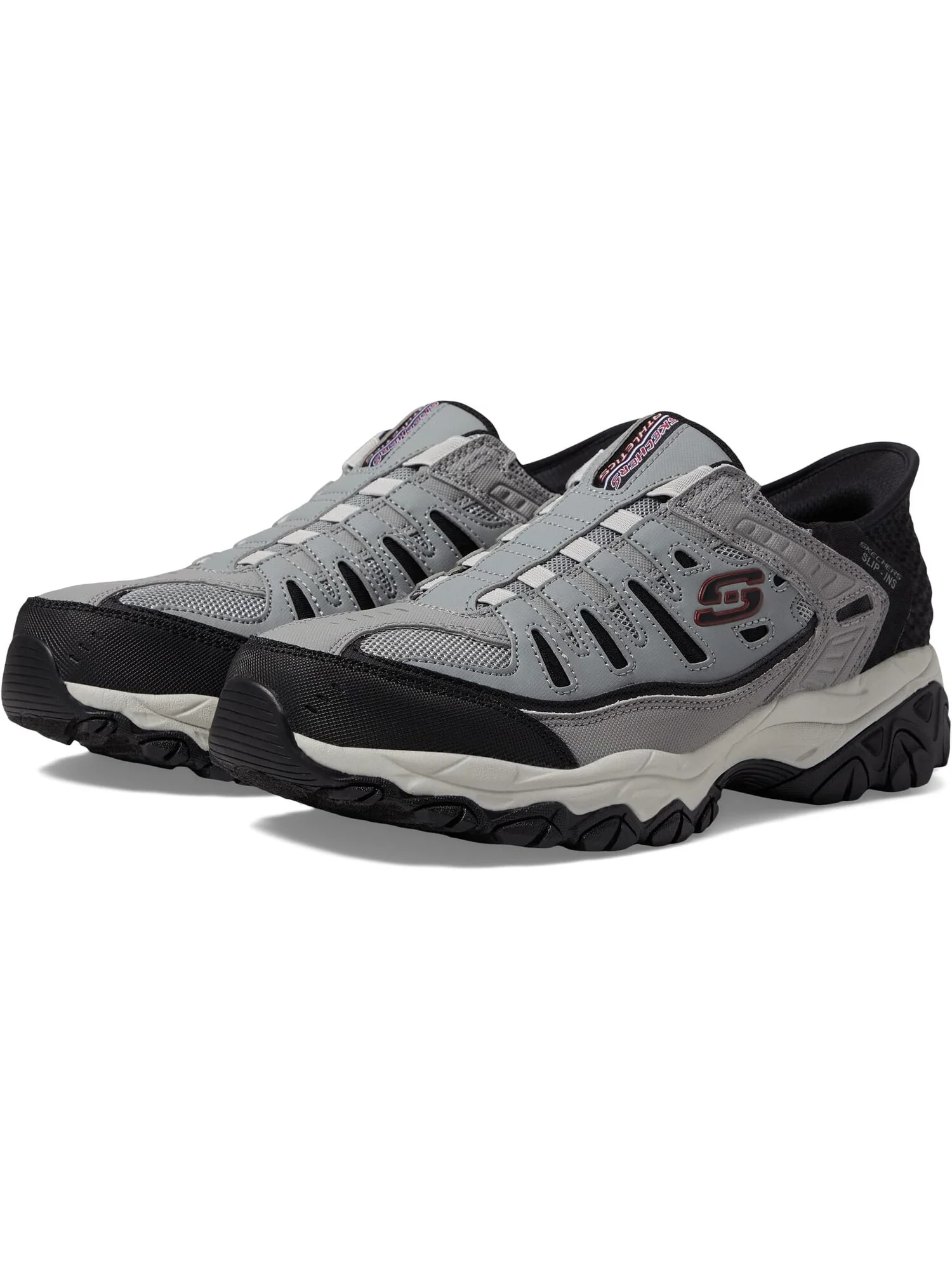 Кроссовки SKECHERS Afterburn M. Fit Ridgeburn Hands Free Slip-Ins