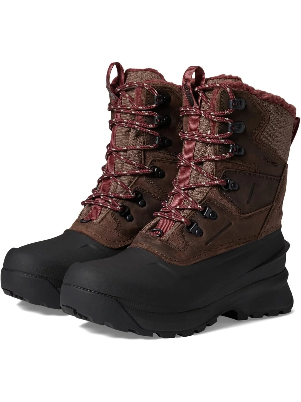 Женские зимние ботинки The North Face Chilkat V 400 водонепроницаемые комбинированные