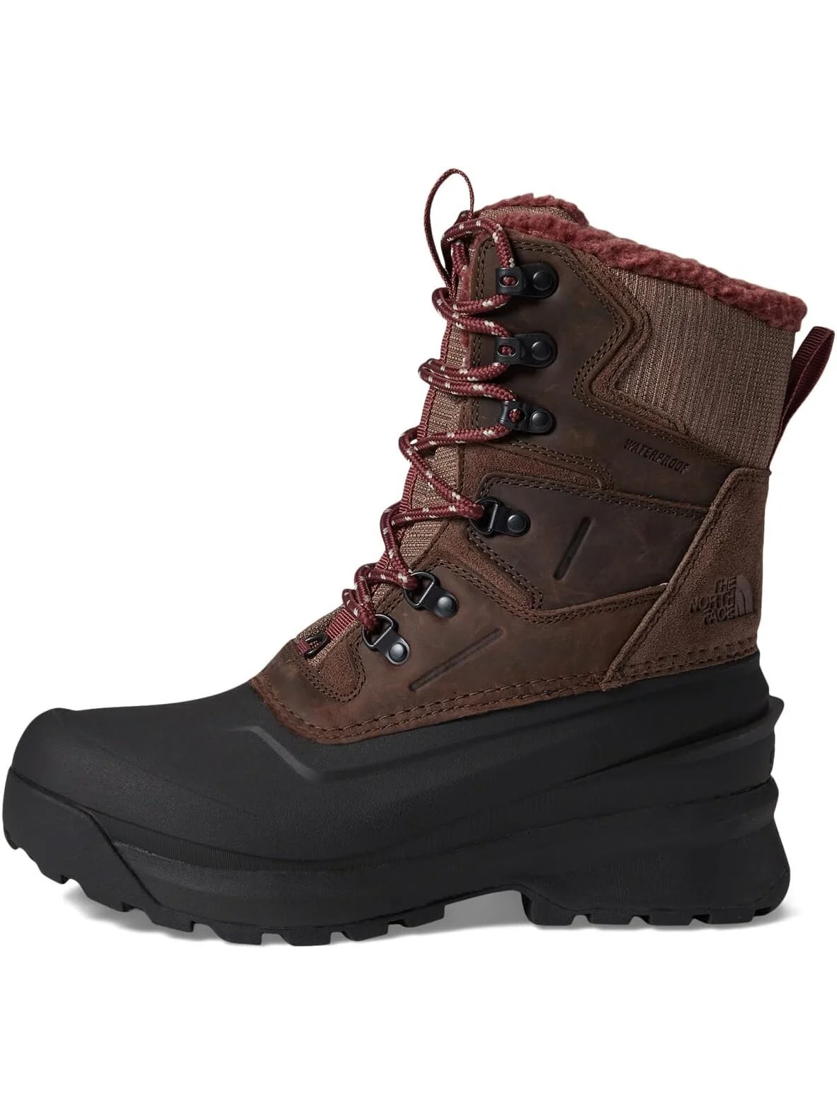 Женские зимние ботинки The North Face Chilkat V 400 водонепроницаемые комбинированные — изображение 4 из 6, коричневый