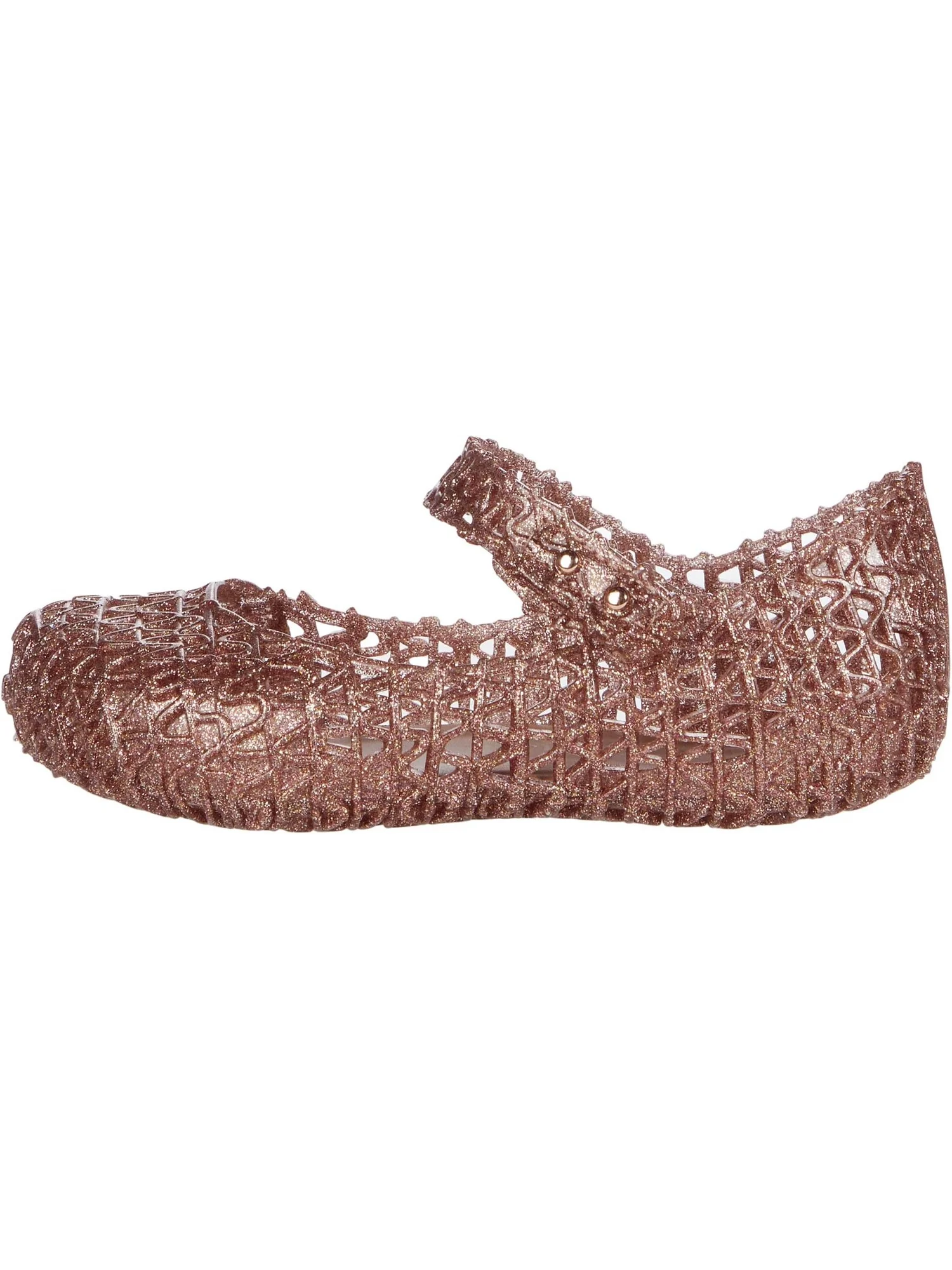 Детские балетки Mini Melissa Campana Papel с блестками — изображение 4 из 6, серебристый