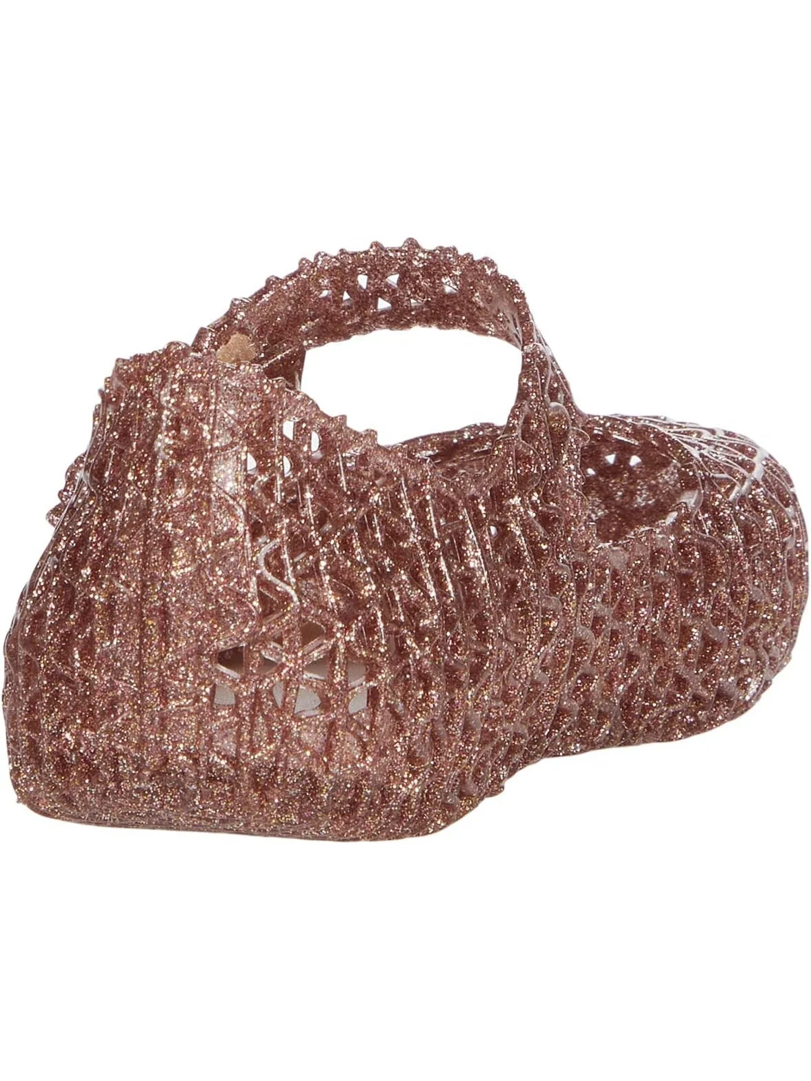 Детские балетки Mini Melissa Campana Papel с блестками — изображение 5 из 6, серебристый