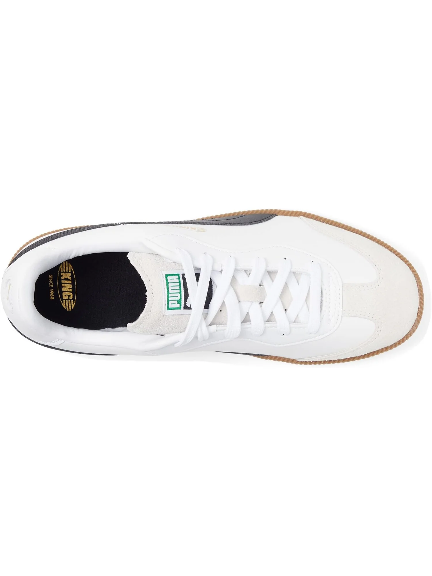 Кроссовки PUMA King 21 IT — изображение 2 из 4, белый/черный