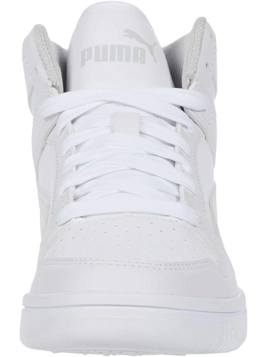 Кроссовки Rebound Layup Synthetic Leather PUMA — изображение 6 из 6, белый/серый фиолетовый