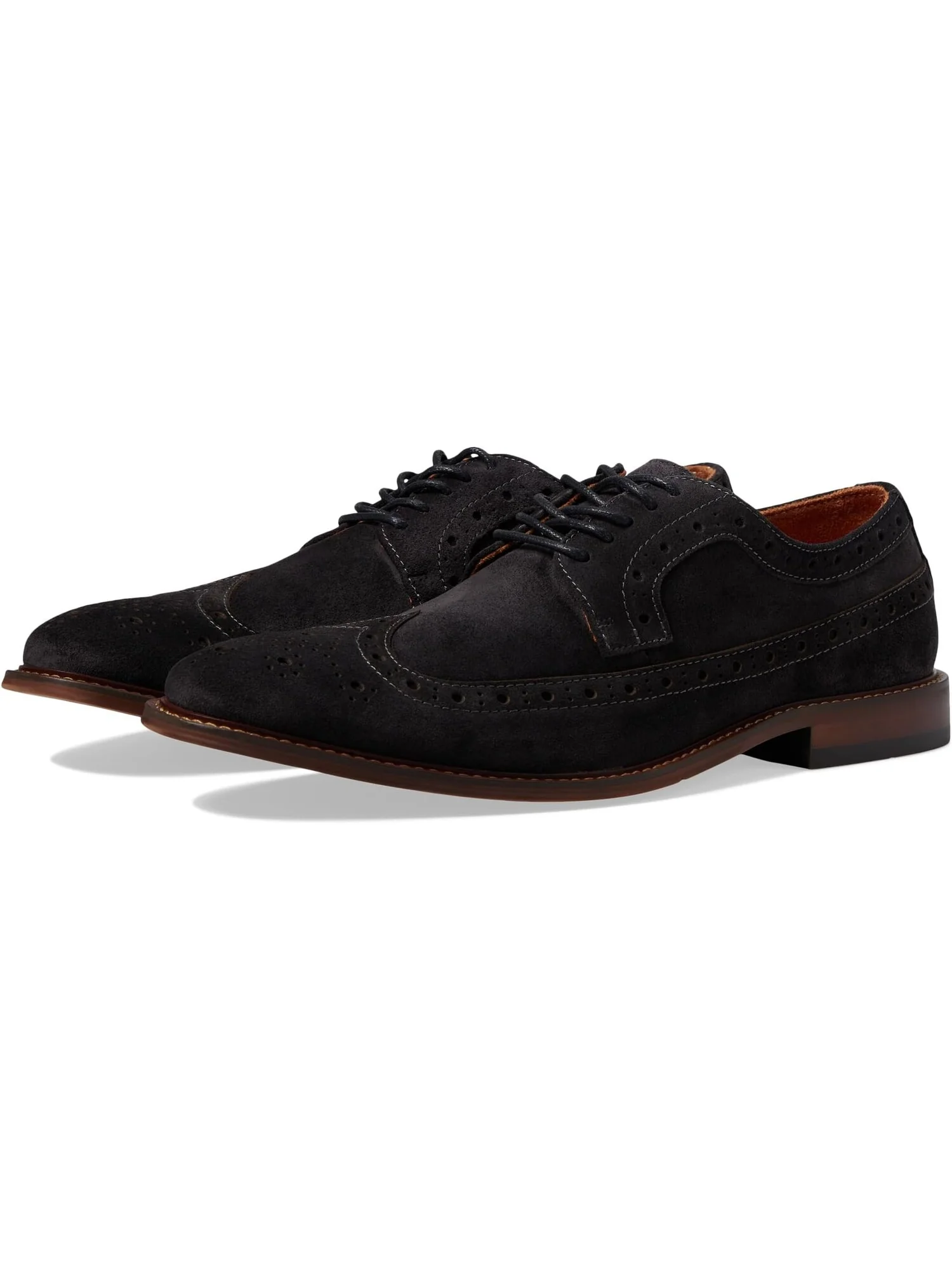Оксфорды Stacy Adams Marligan Wing Tip — изображение 1 из 4, темный серый
