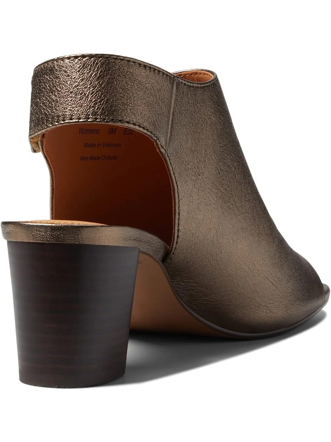 Туфли Johnston & Murphy Evelyn Open Toe Bootie — изображение 4 из 4, бронзовый