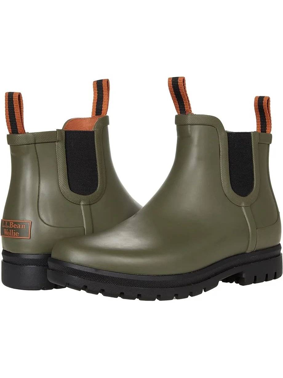 Ботинки L.L.Bean Rugged Wellie Chelsea — изображение 1 из 4, зеленый/черный