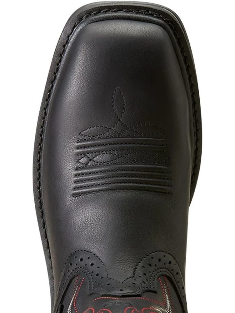 Рабочая обувь со стальным носком Sierra Shock Shield Steel Toe Work Boots Ariat — изображение 2 из 6, черный