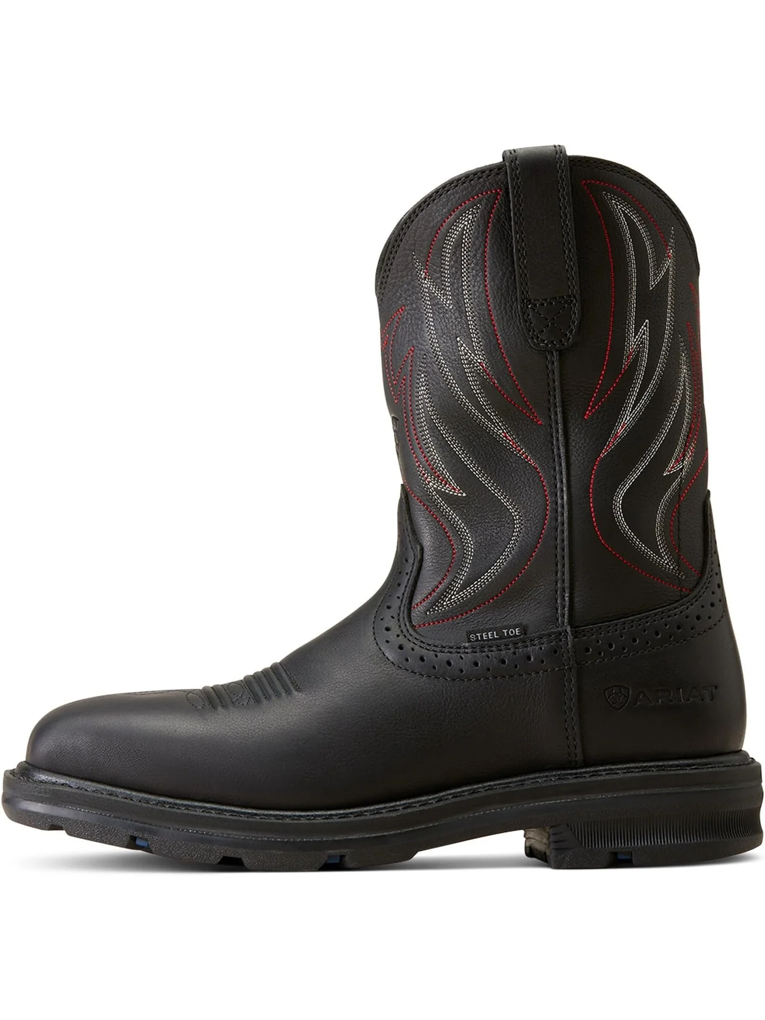 Рабочая обувь со стальным носком Sierra Shock Shield Steel Toe Work Boots Ariat — изображение 4 из 6, черный