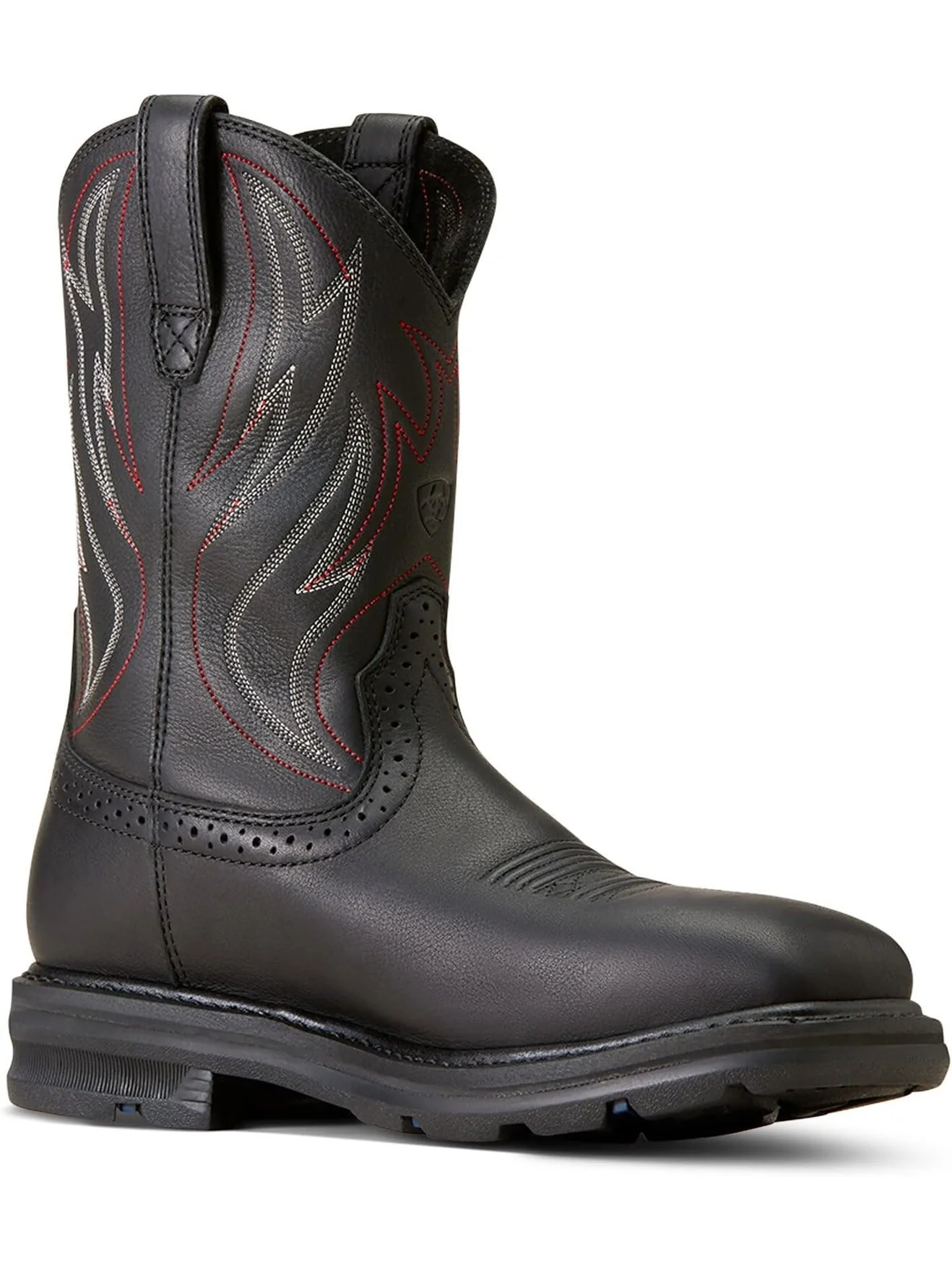 Рабочая обувь со стальным носком Sierra Shock Shield Steel Toe Work Boots Ariat — изображение 6 из 6, черный