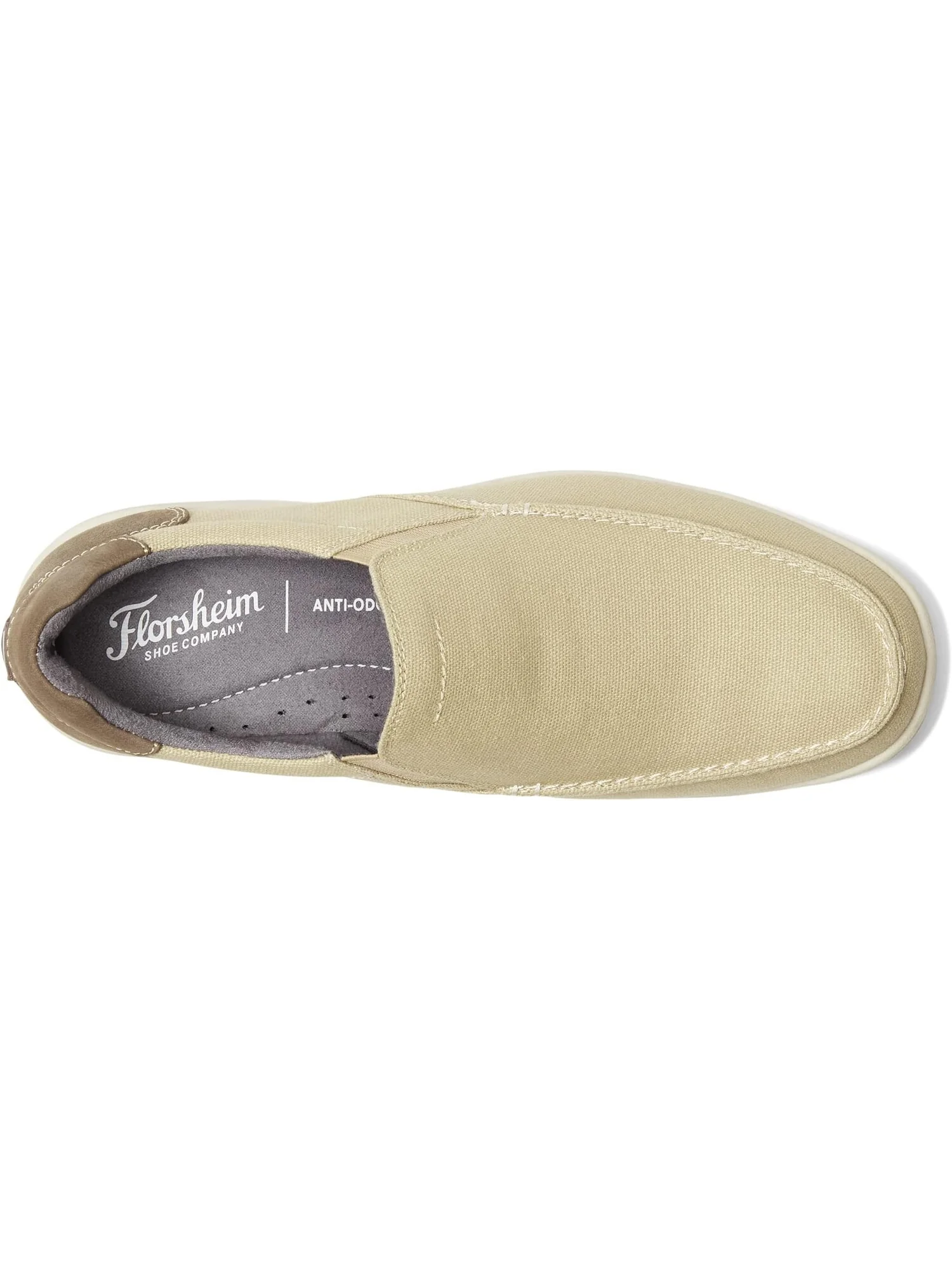 Лоферы Florsheim Lakeside Canvas Moc Toe Slip-On — изображение 2 из 4, песочный