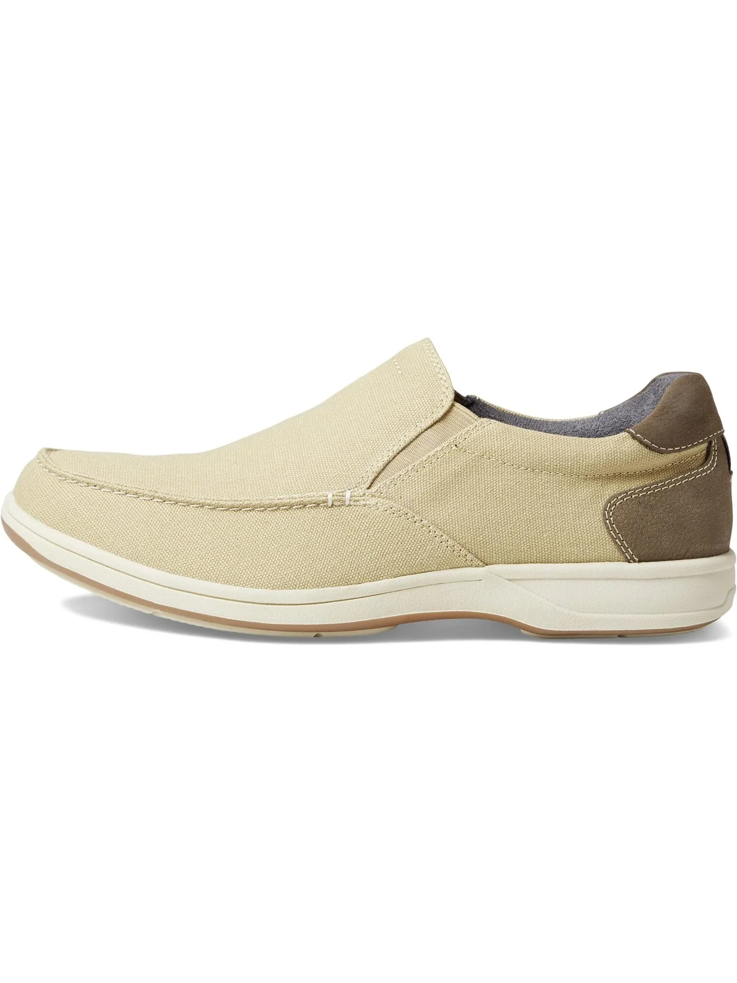 Лоферы Florsheim Lakeside Canvas Moc Toe Slip-On — изображение 4 из 4, песочный