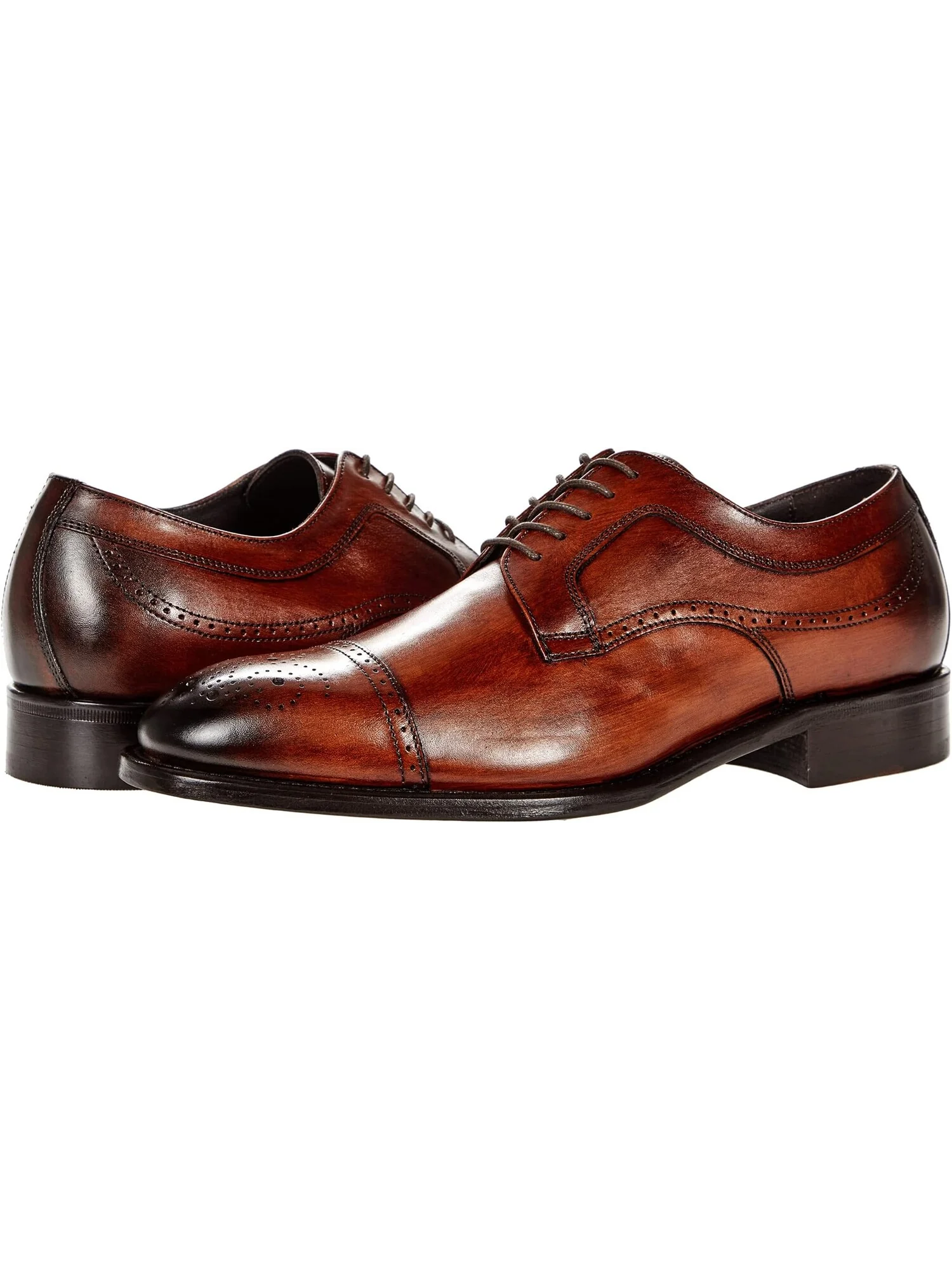Оксфорды Johnston & Murphy Collection Ellsworth Cap Toe — коричневый
