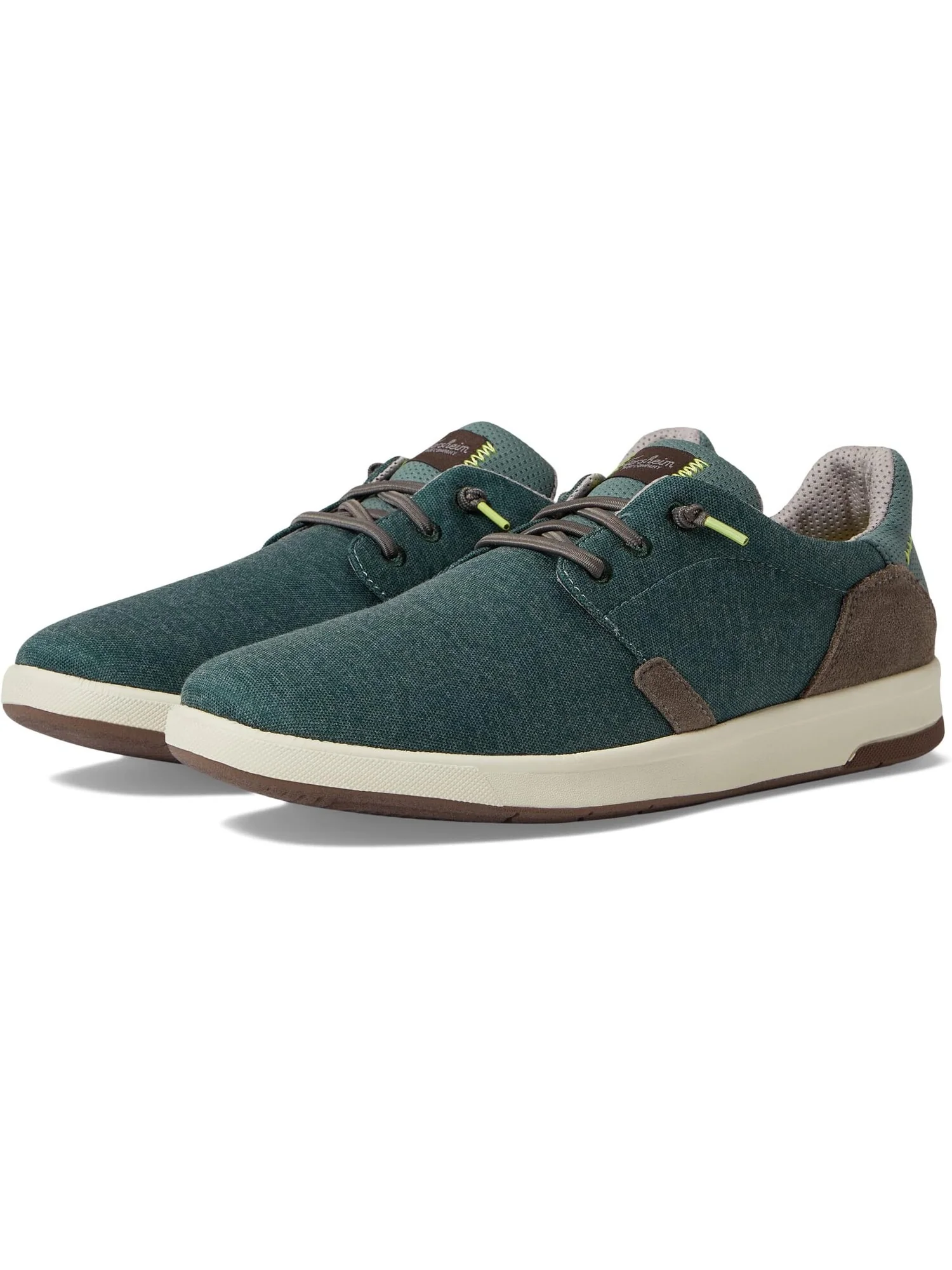 Кроссовки Florsheim Crossover Canvas Elastic Lace Slip-On Sneaker — изображение 1 из 4, зеленый